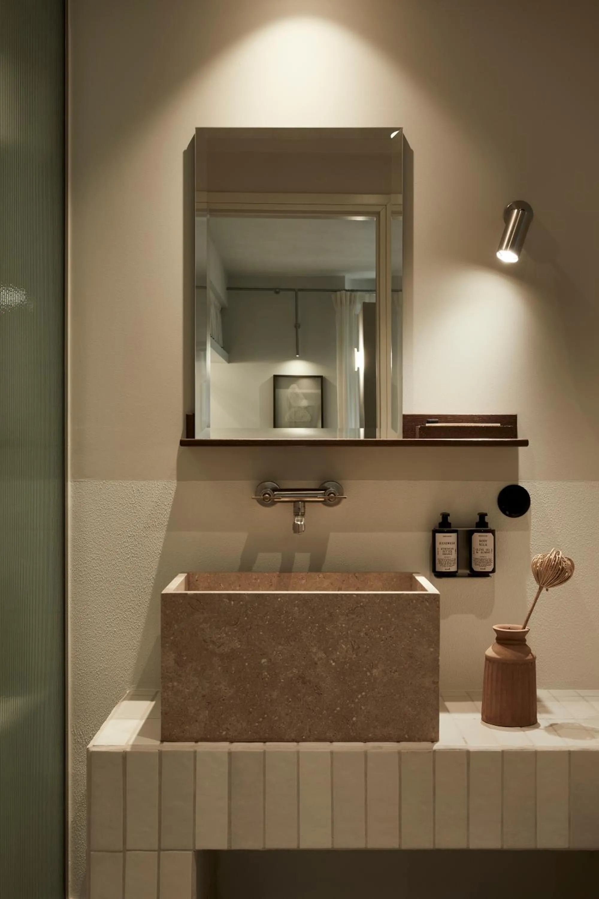 Bathroom in Ergon Bakehouse Athens