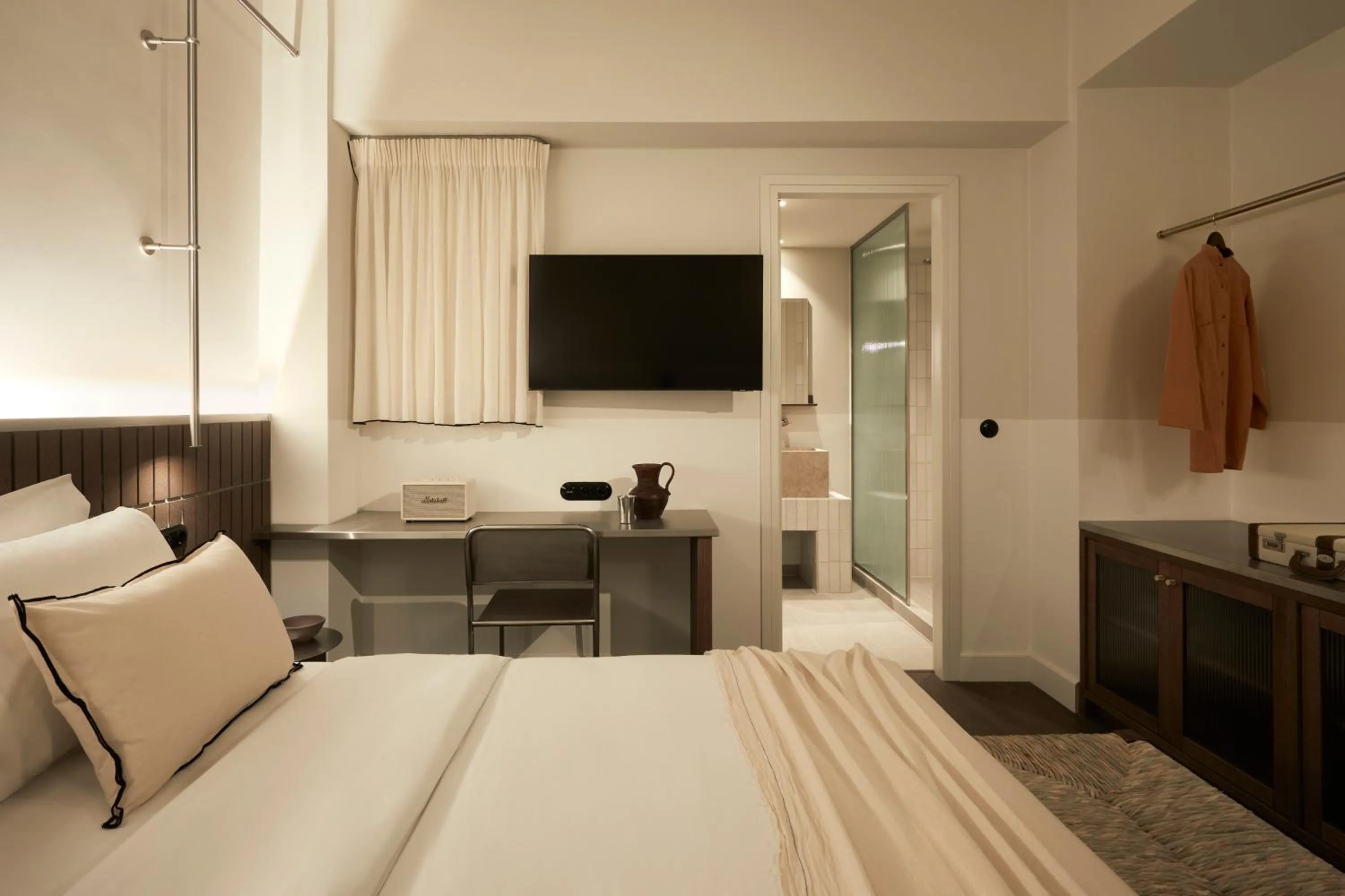 Bed in Ergon Bakehouse Athens