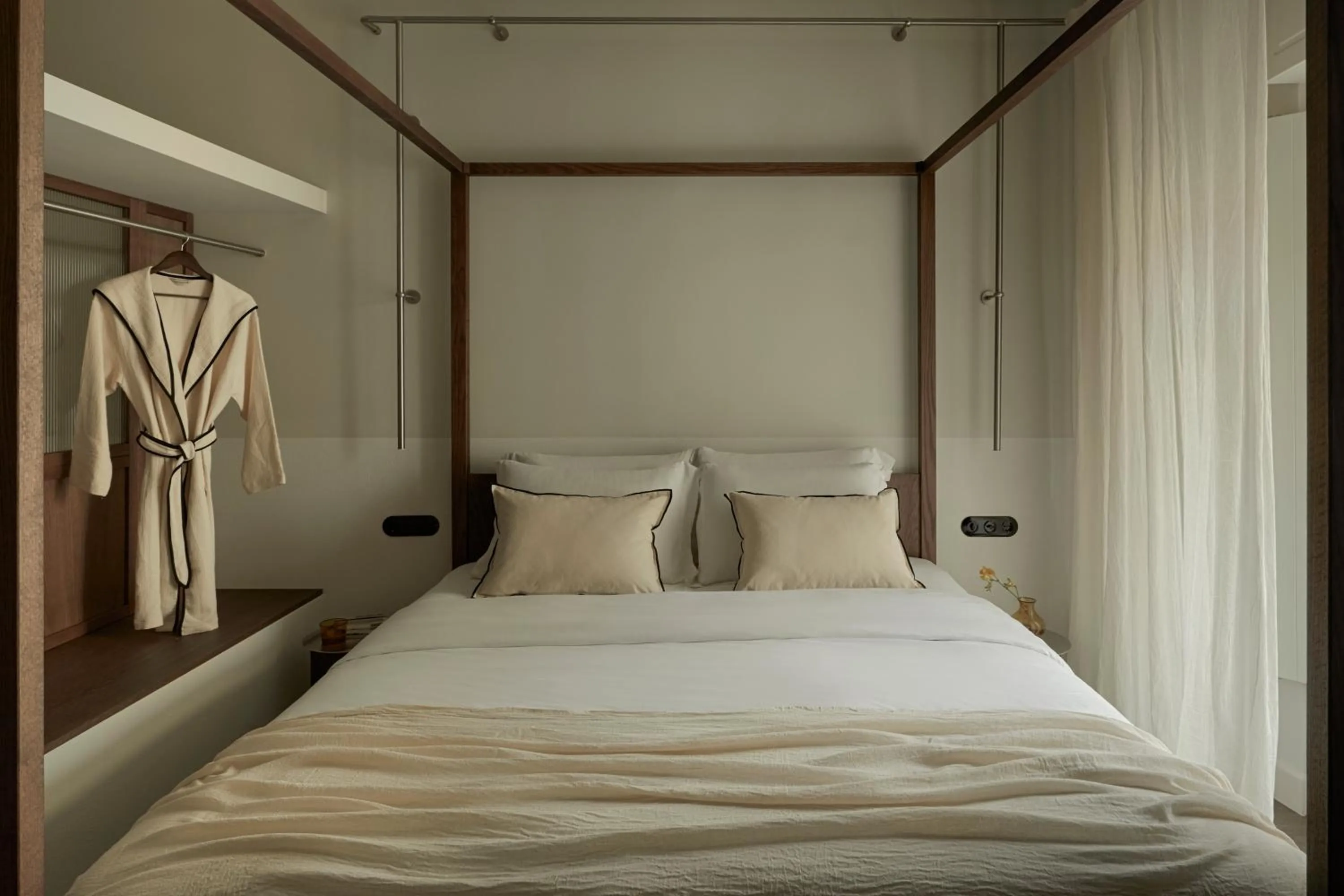 Bed in Ergon Bakehouse Athens