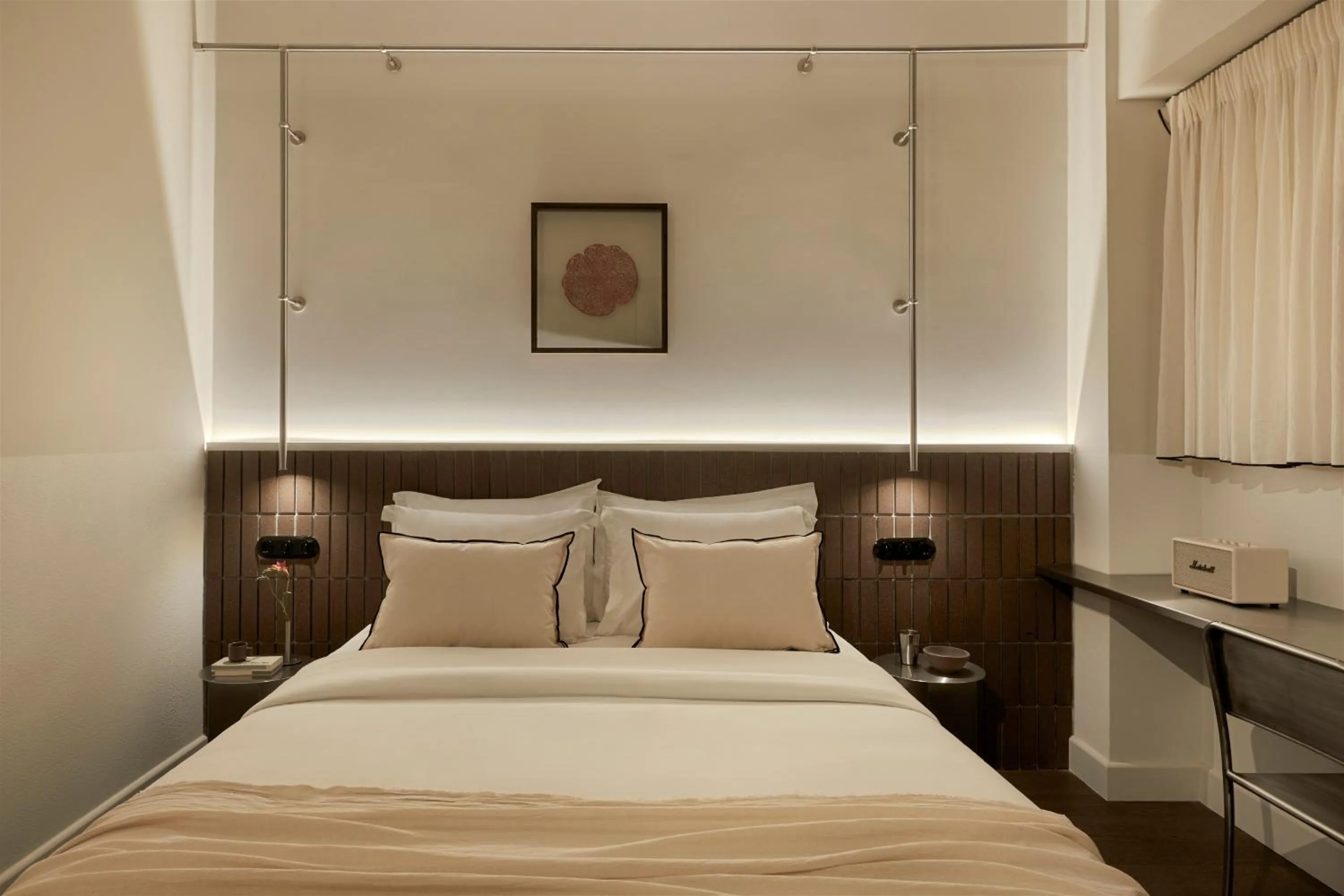 Bed in Ergon Bakehouse Athens