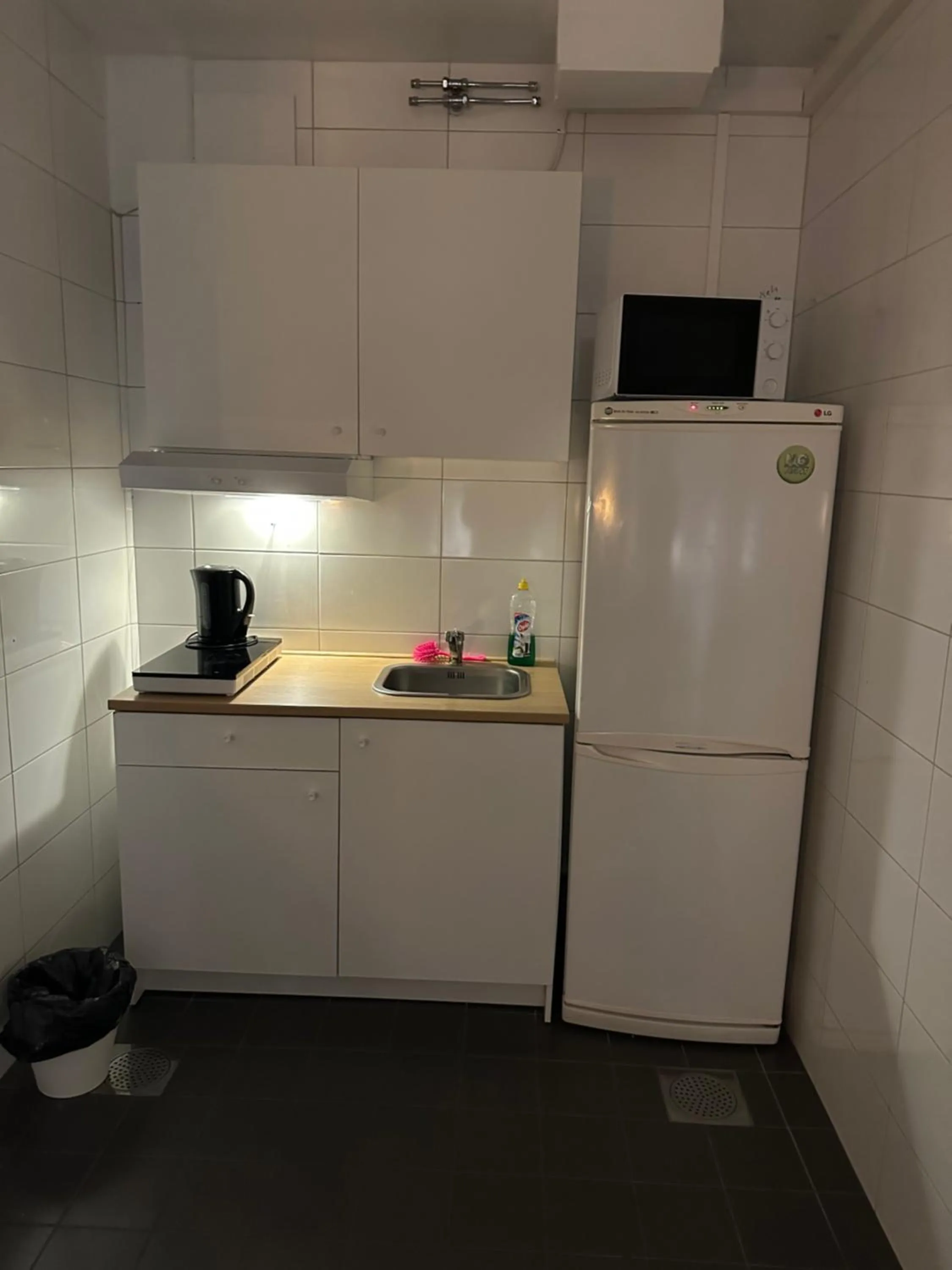 Kitchen or kitchenette in Hotell Salem