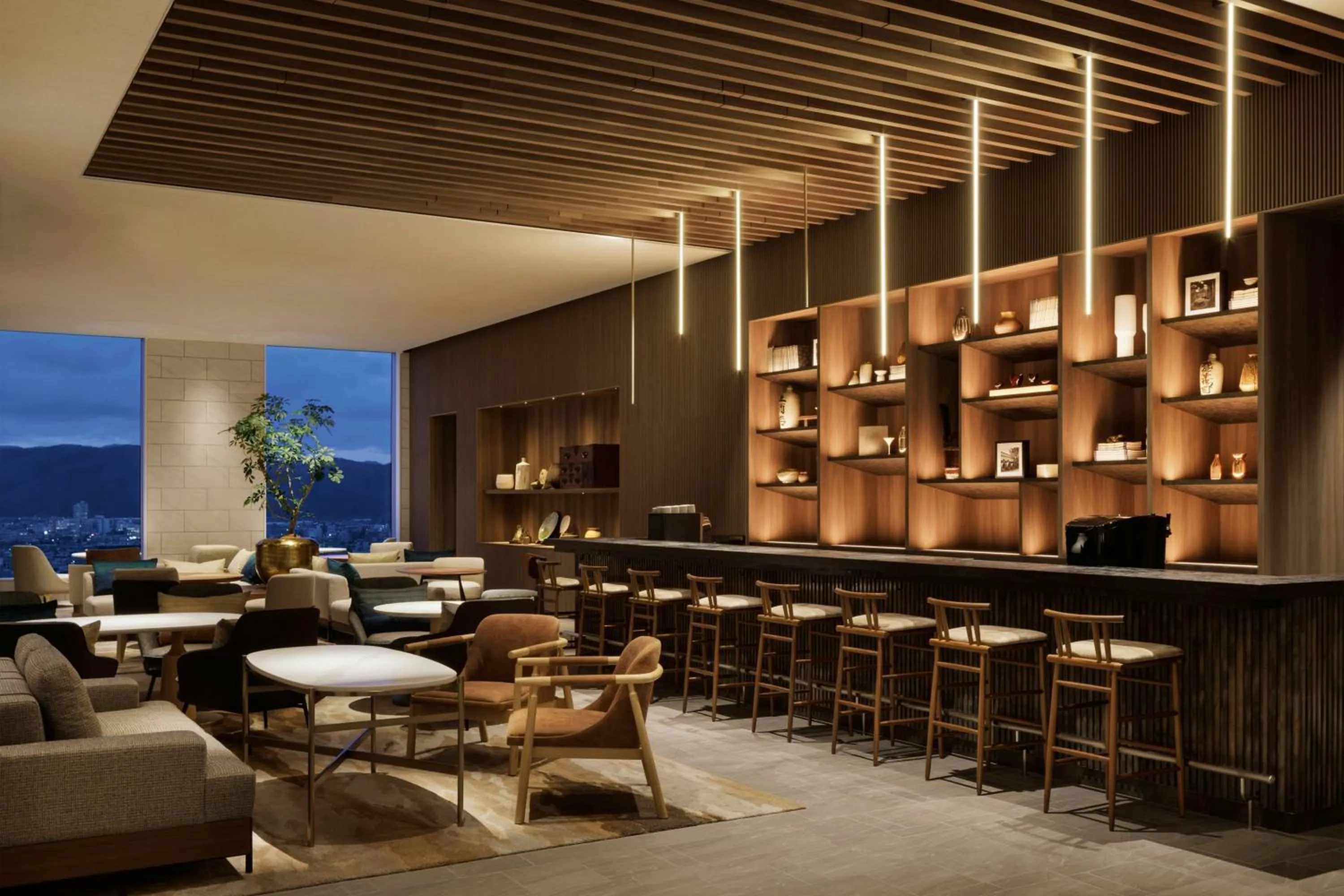 Lounge or bar in Courtyard by Marriott Fukui