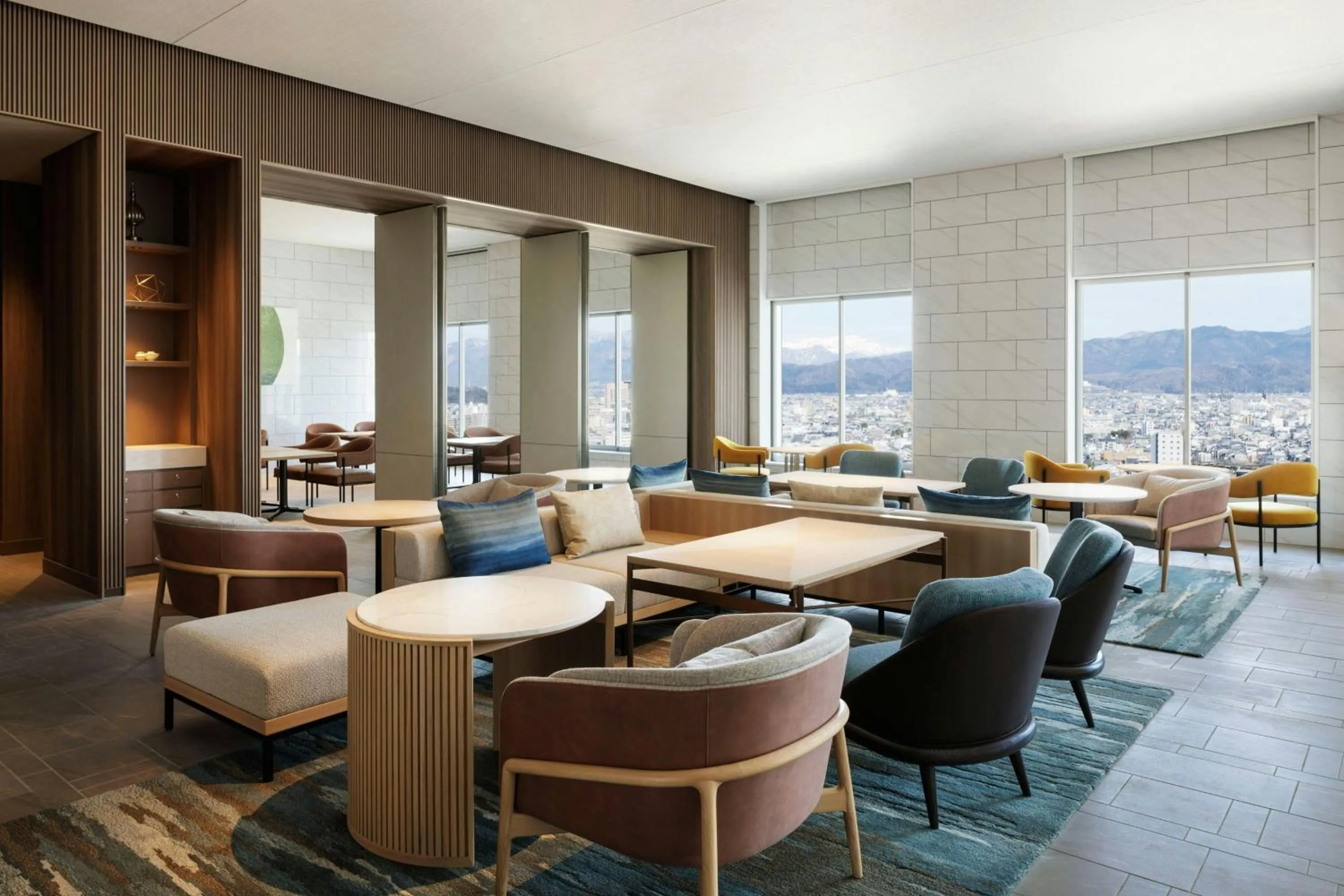 Lounge or bar in Courtyard by Marriott Fukui