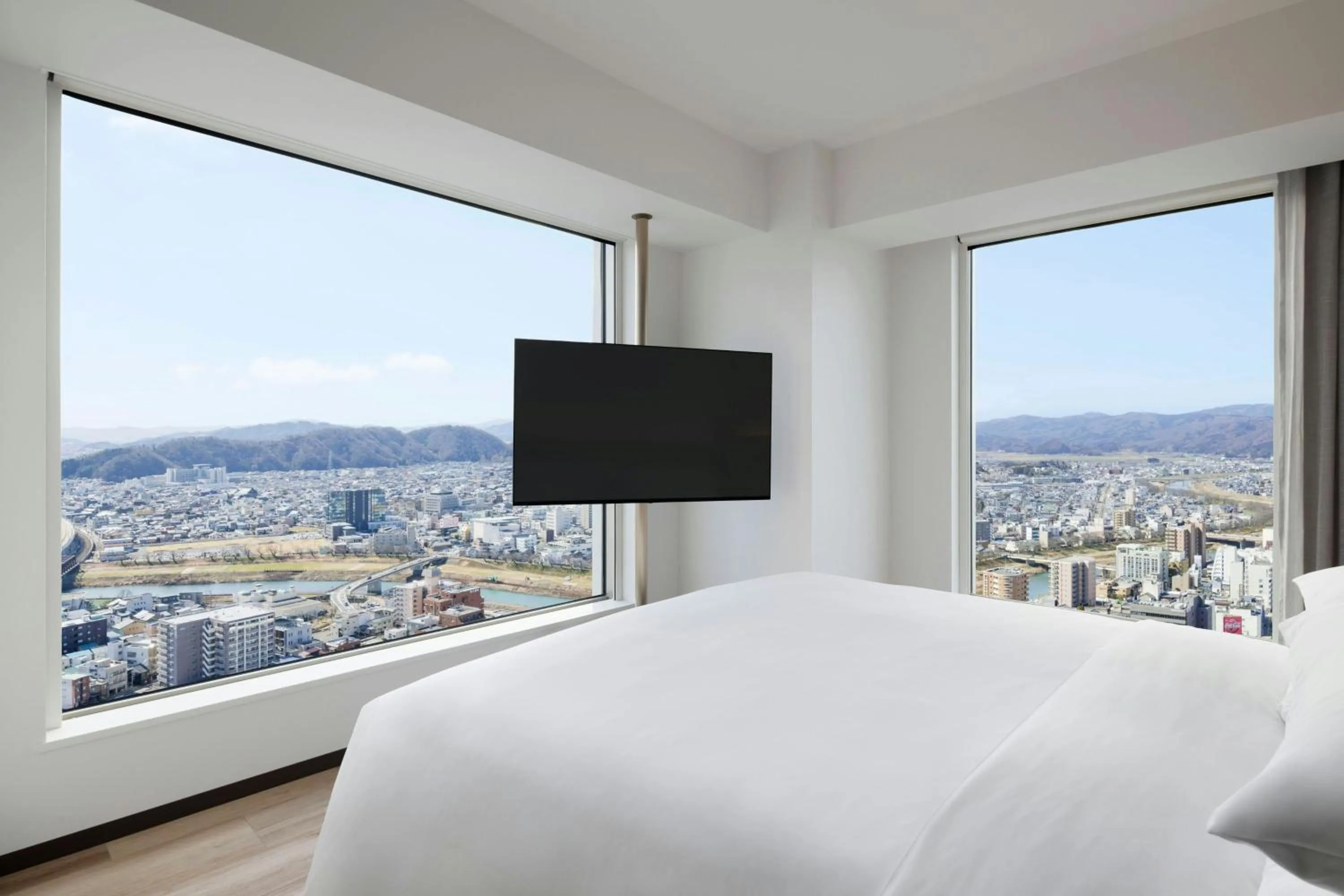 Bedroom, Bed in Courtyard by Marriott Fukui