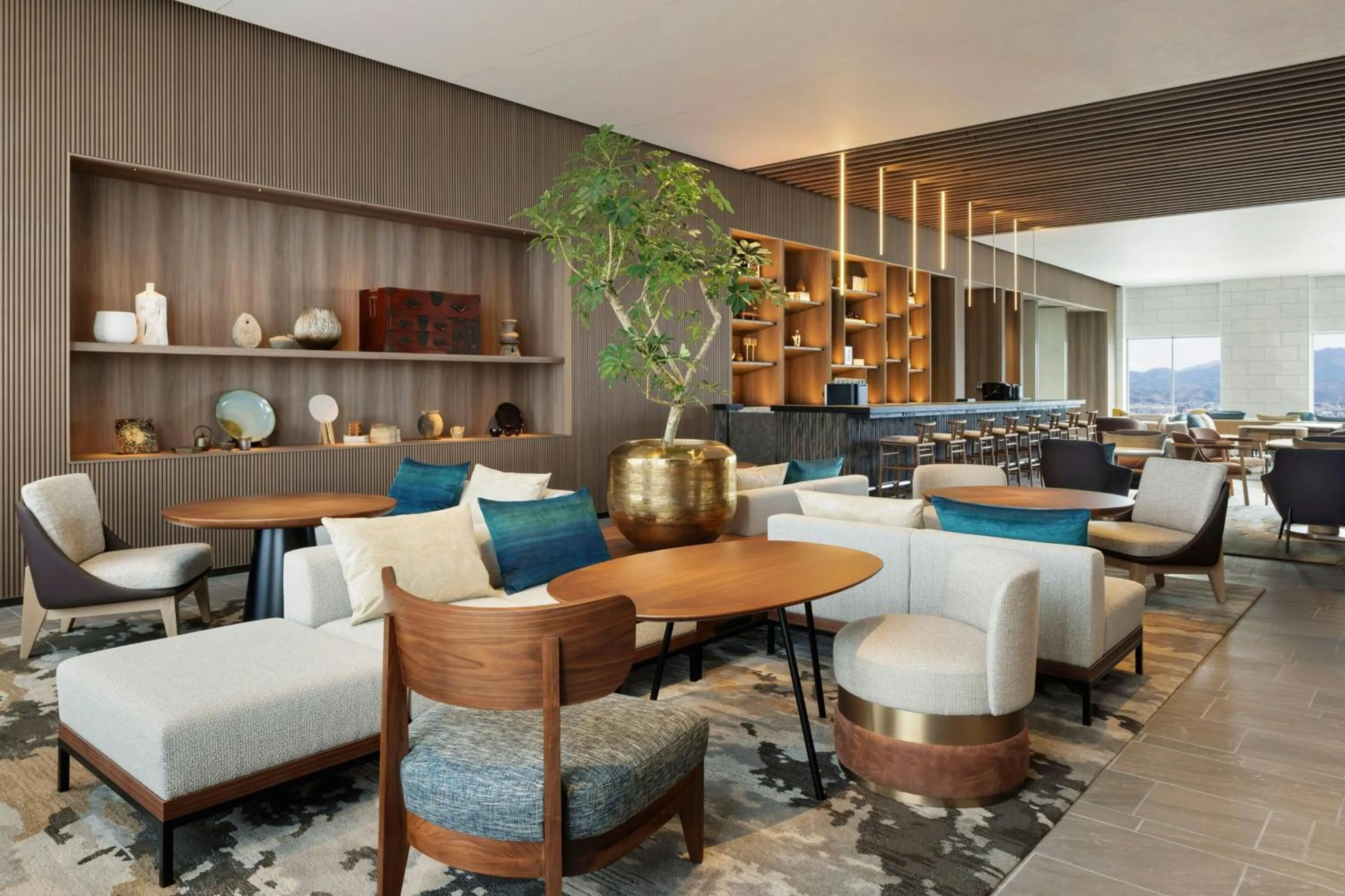 Lounge or bar in Courtyard by Marriott Fukui