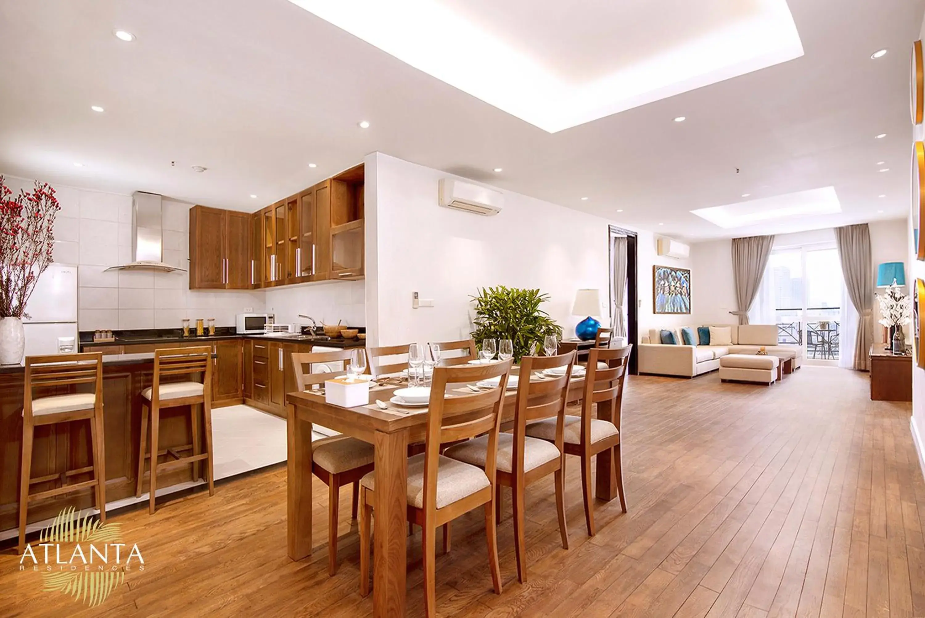 Living room in Atlanta Residences Living room in Atlanta Residences