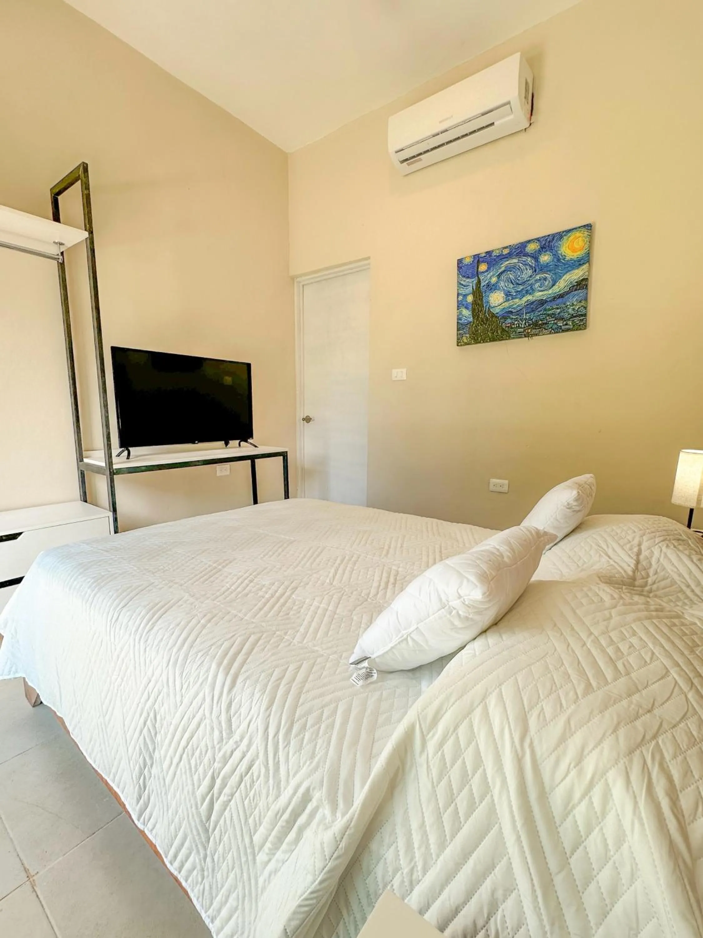 Bed in Villas Mar Turquesa Cozumel