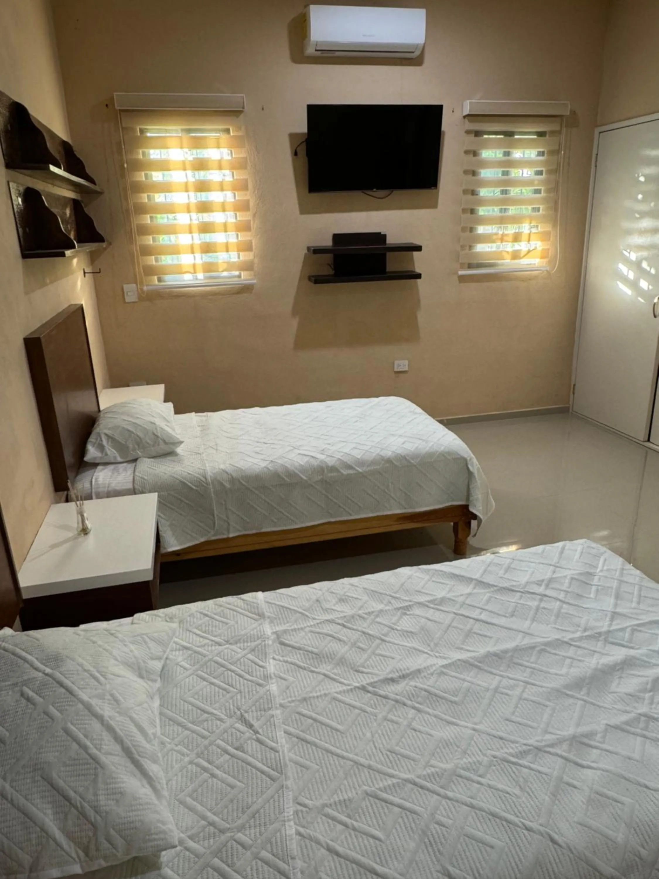 Bed in Villas Mar Turquesa Cozumel