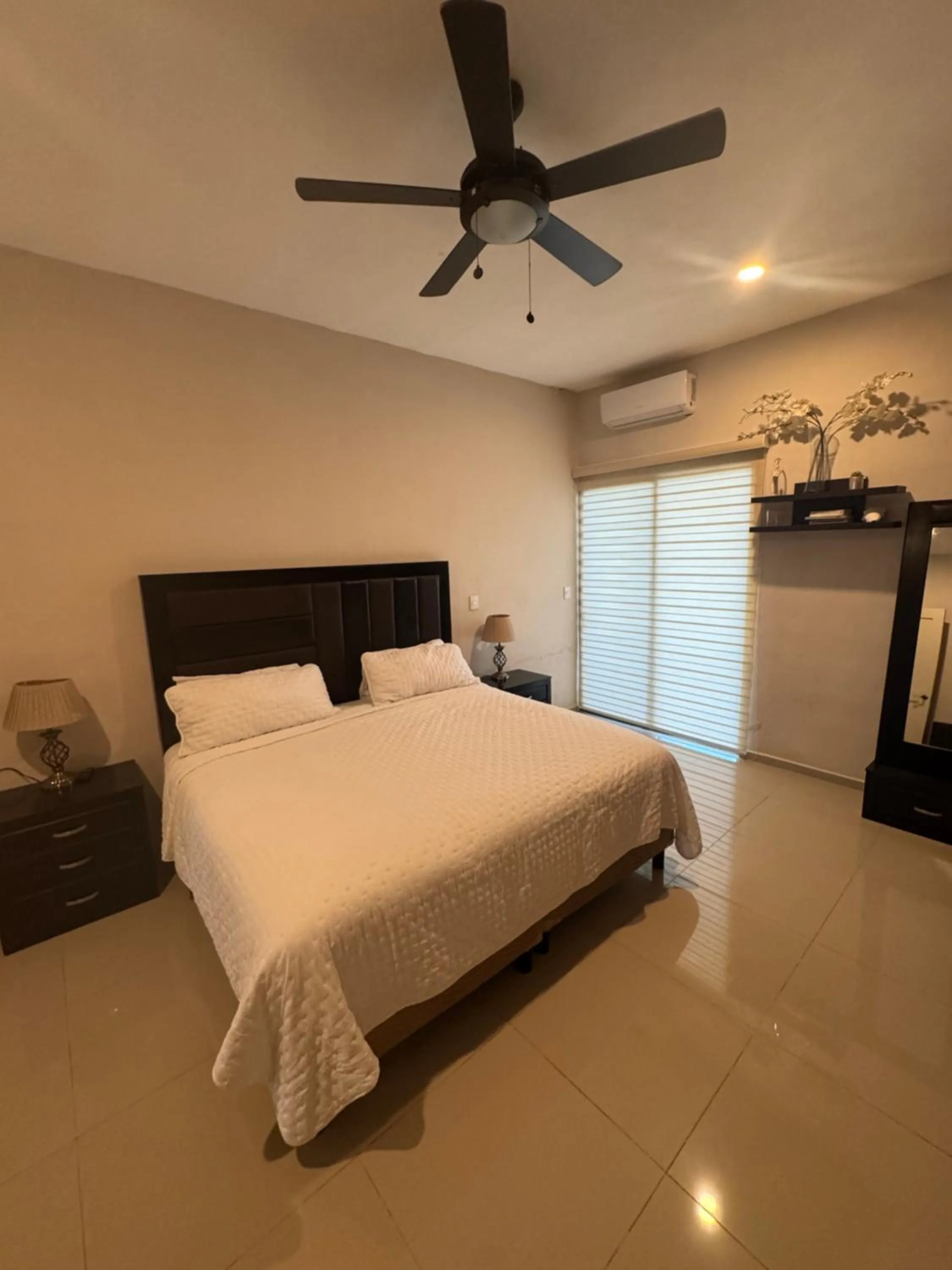 Bed in Villas Mar Turquesa Cozumel