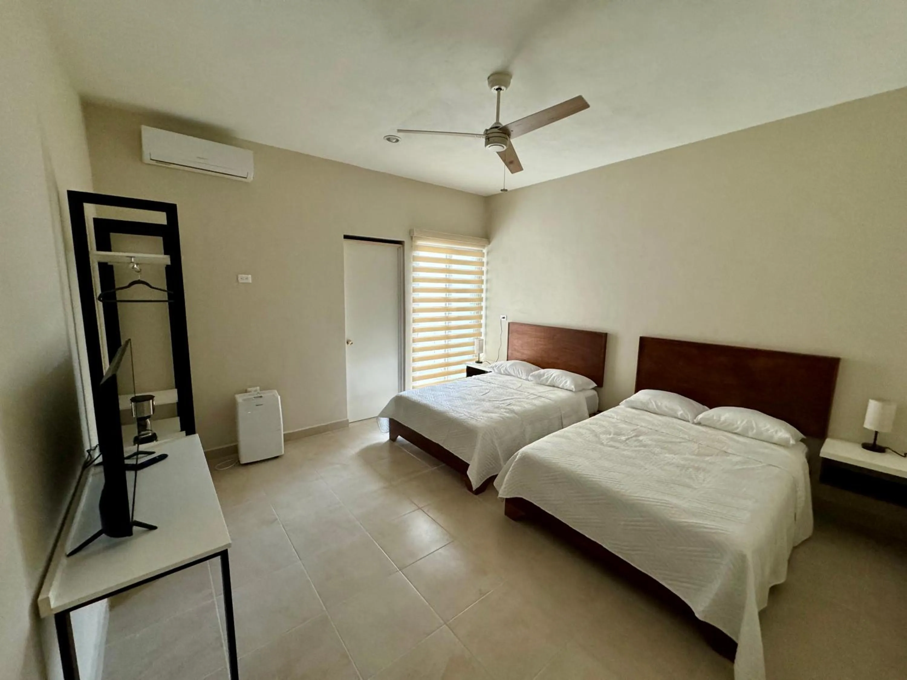 Bed in Villas Mar Turquesa Cozumel