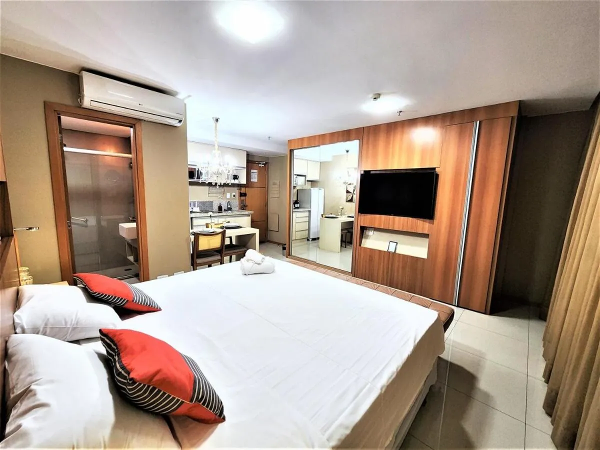 Bed in Bloco A AP 310 · Hotel Jade, Park Sul vista livre