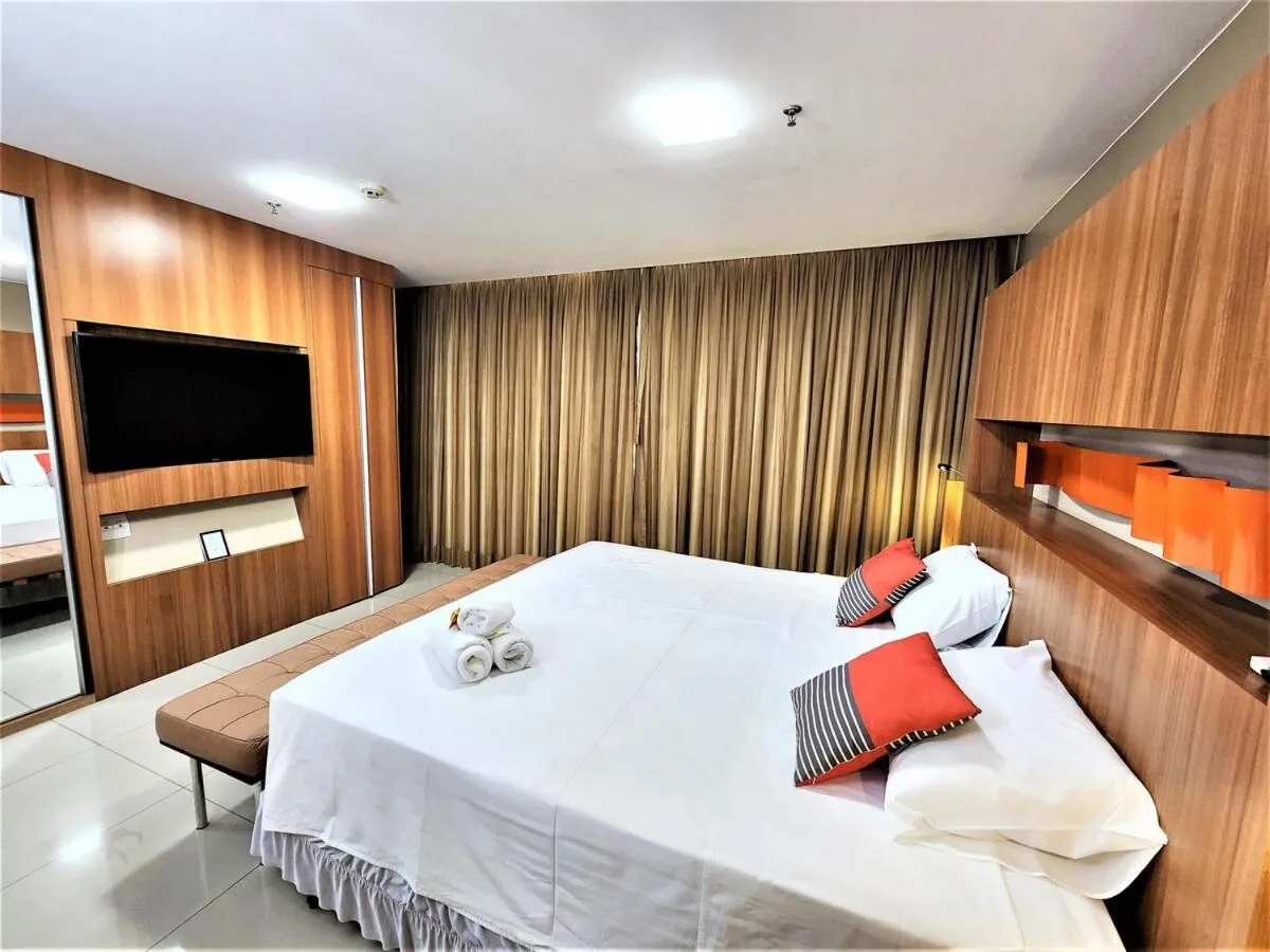 Bed in Bloco A AP 310 · Hotel Jade, Park Sul vista livre