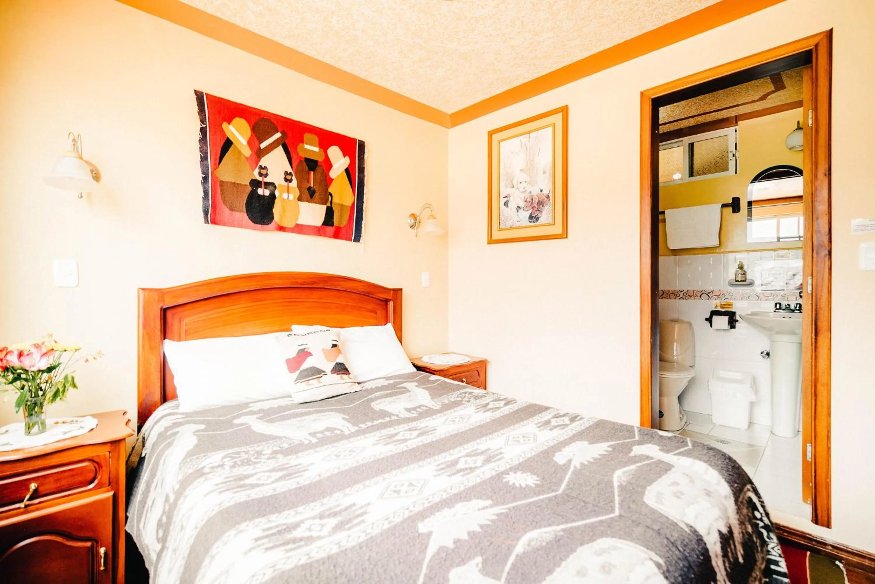 Bedroom, Bed in Casa de Luis