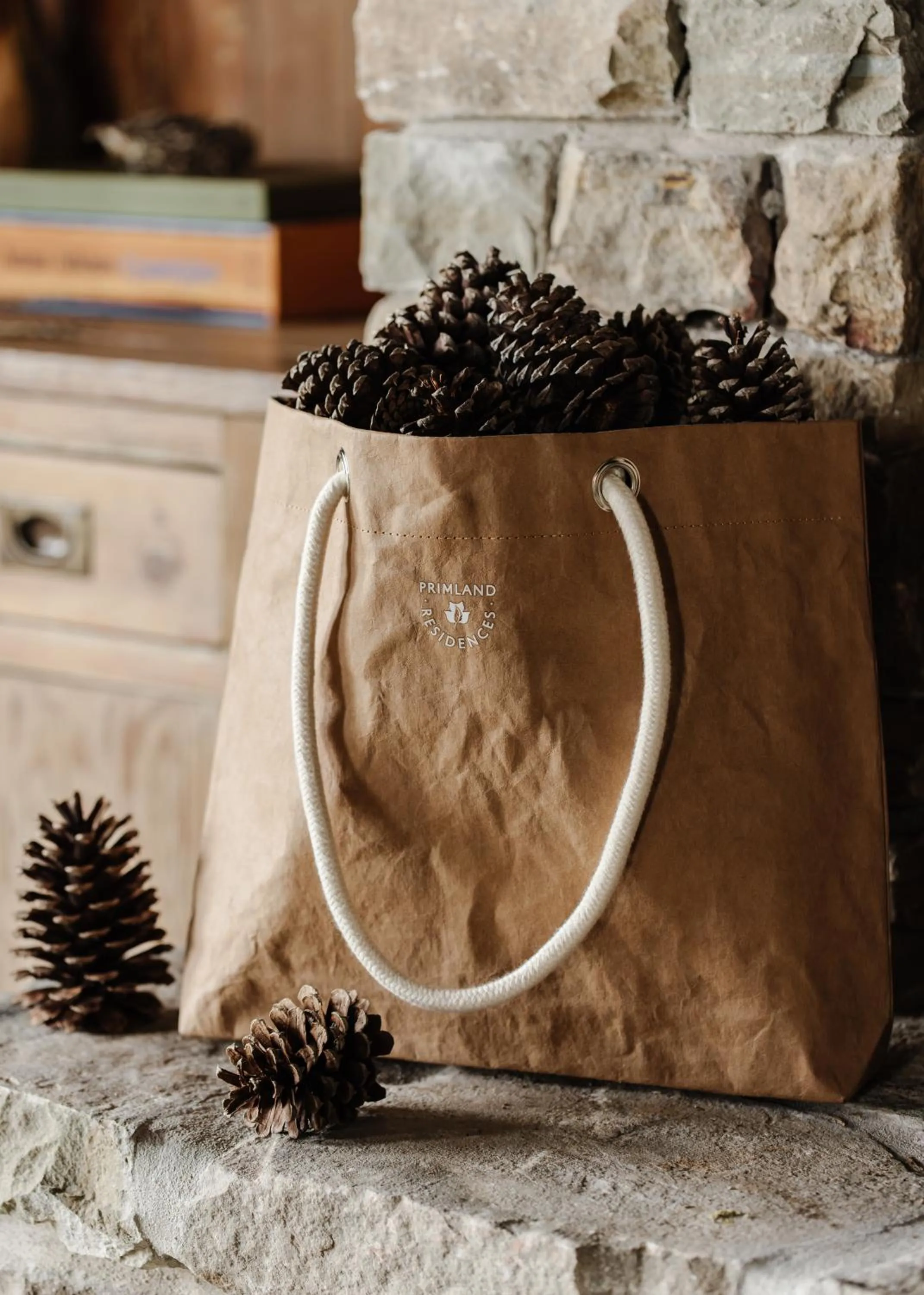 Decorative detail in The Lodge at Primland, Auberge Collection