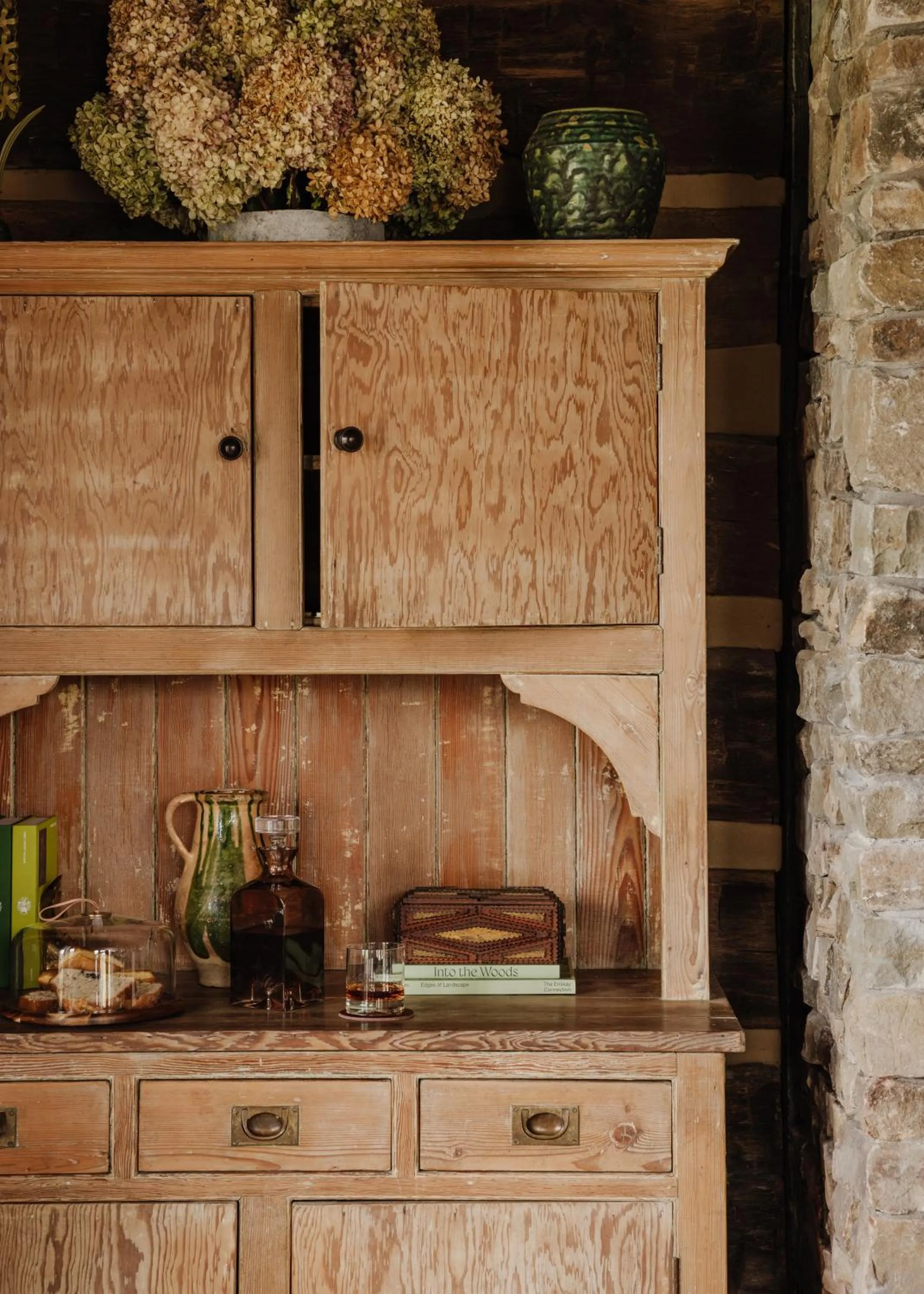 Decorative detail in The Lodge at Primland, Auberge Collection