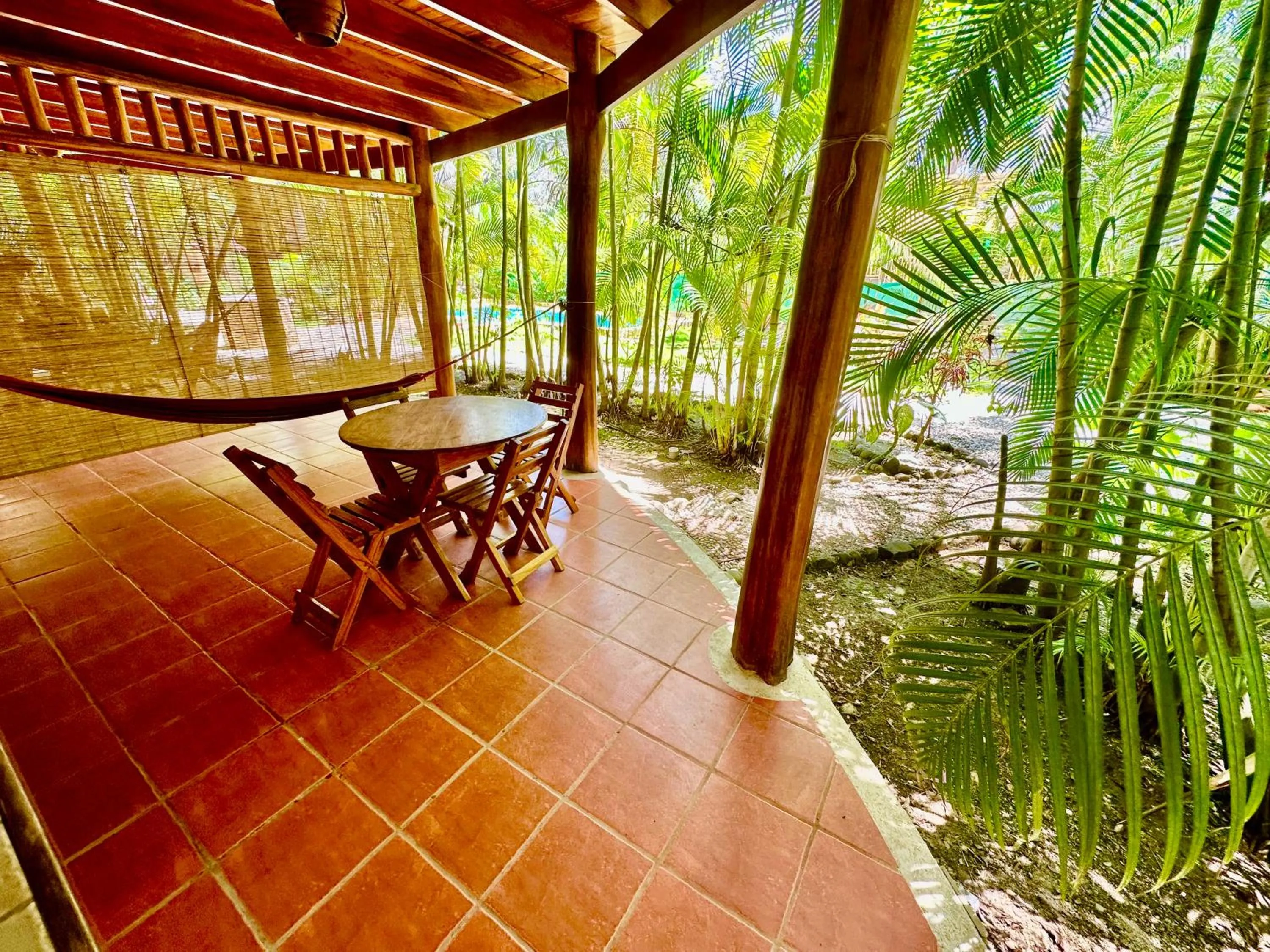 Dining area in Pacifica Surf Studios