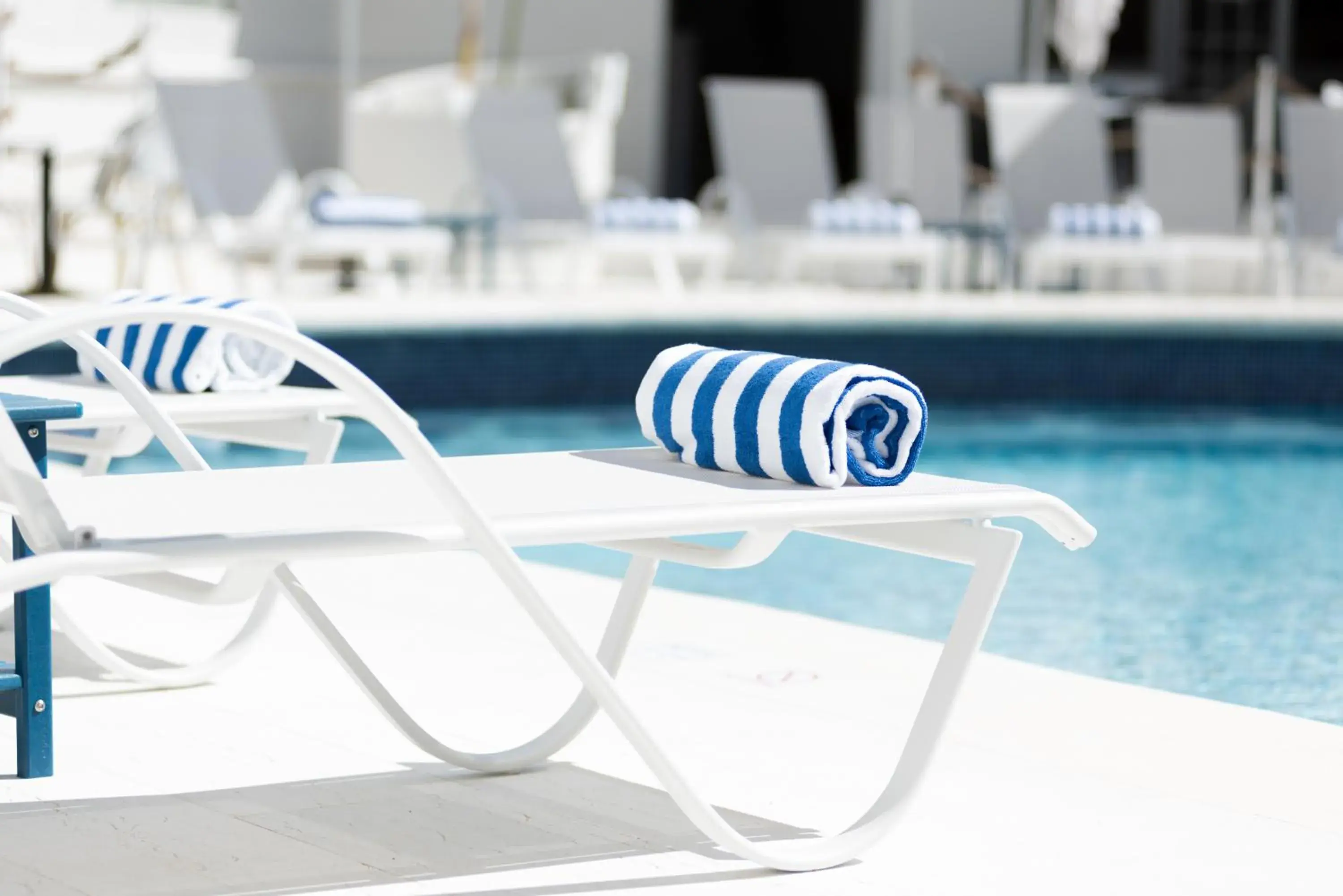 Pool view in South Point Hotel Inc Pool view in South Point Hotel Inc