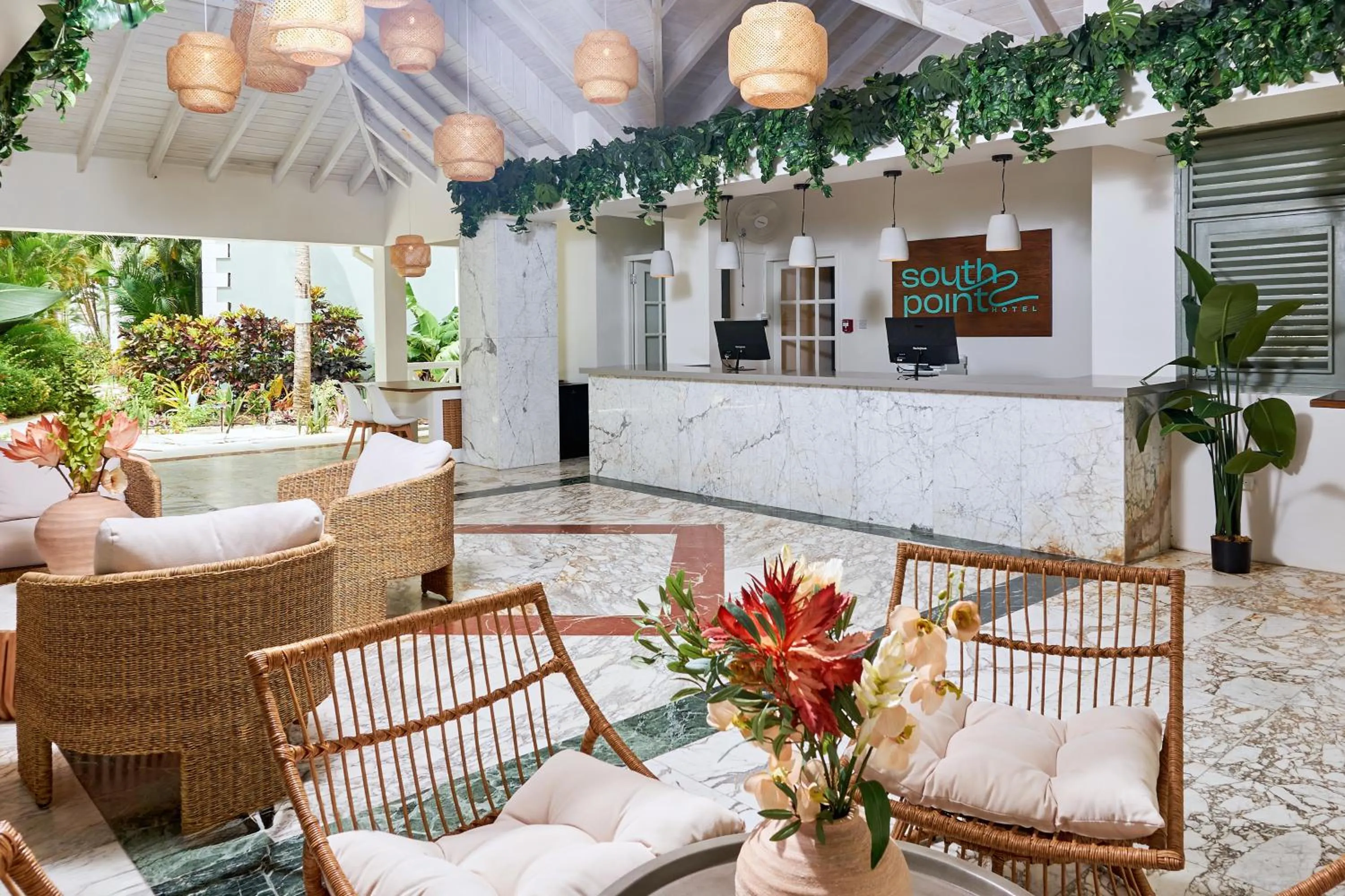 Lobby or reception in South Point Hotel Inc