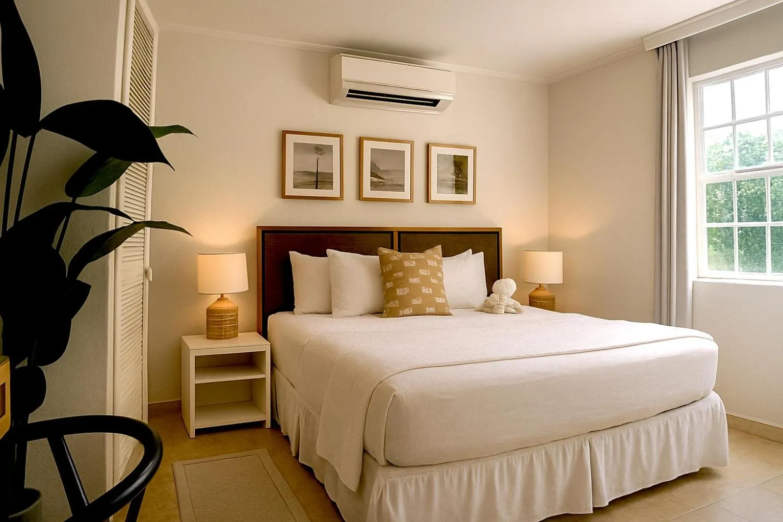 Bed in South Point Hotel Inc