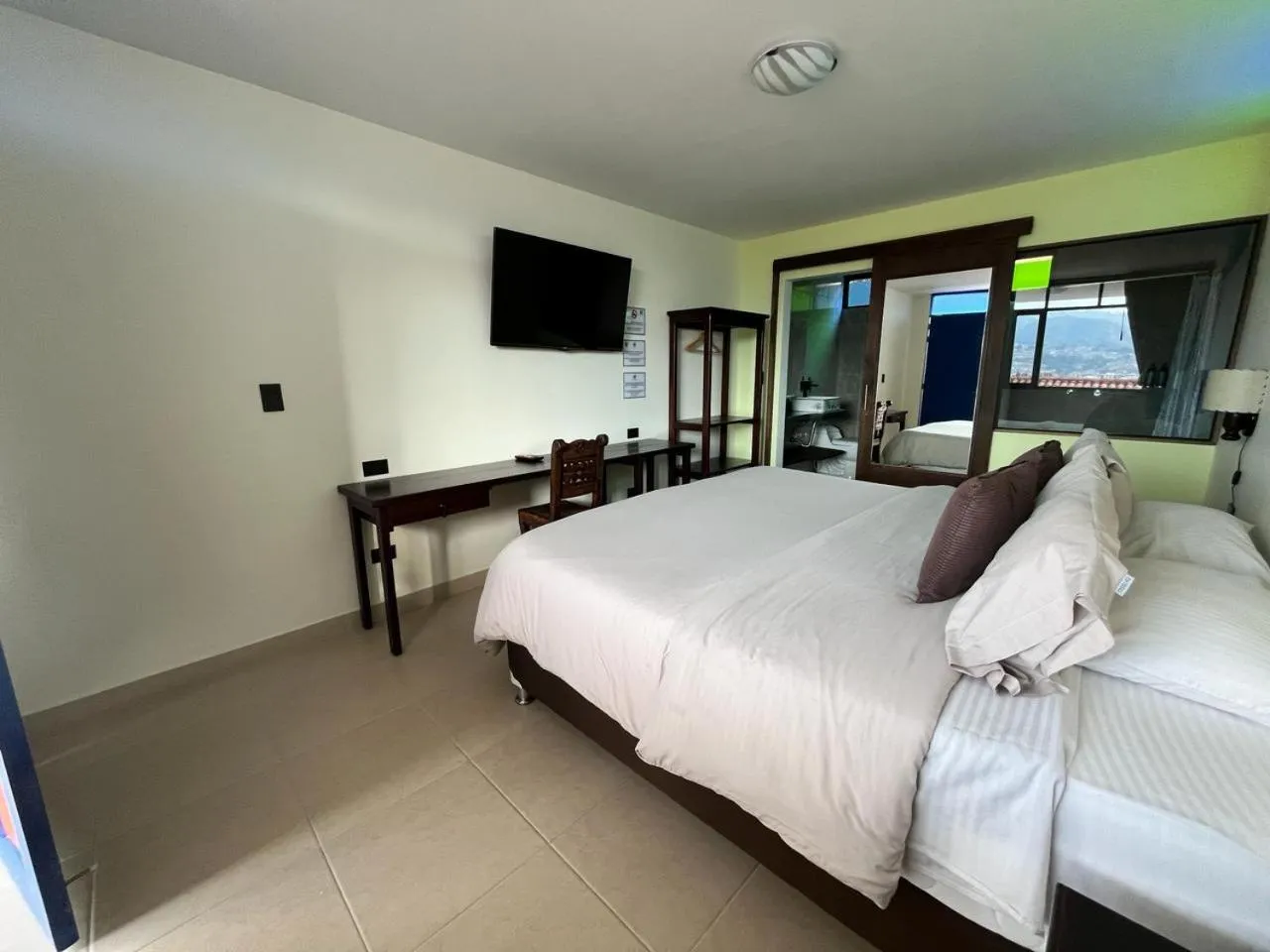 Bed in Hotel Cabañas San Cayetano