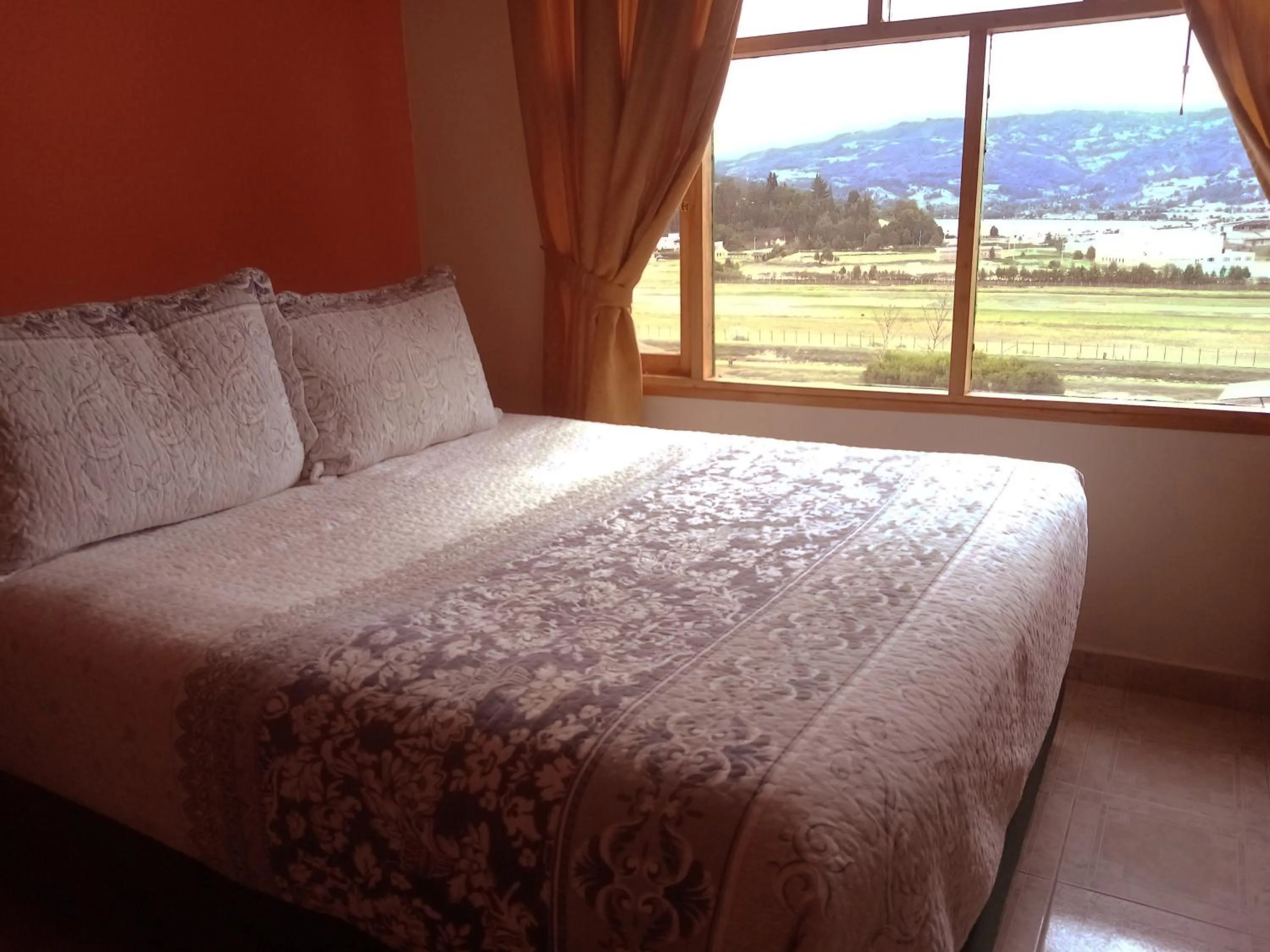 Bed in Hotel Cabañas San Cayetano