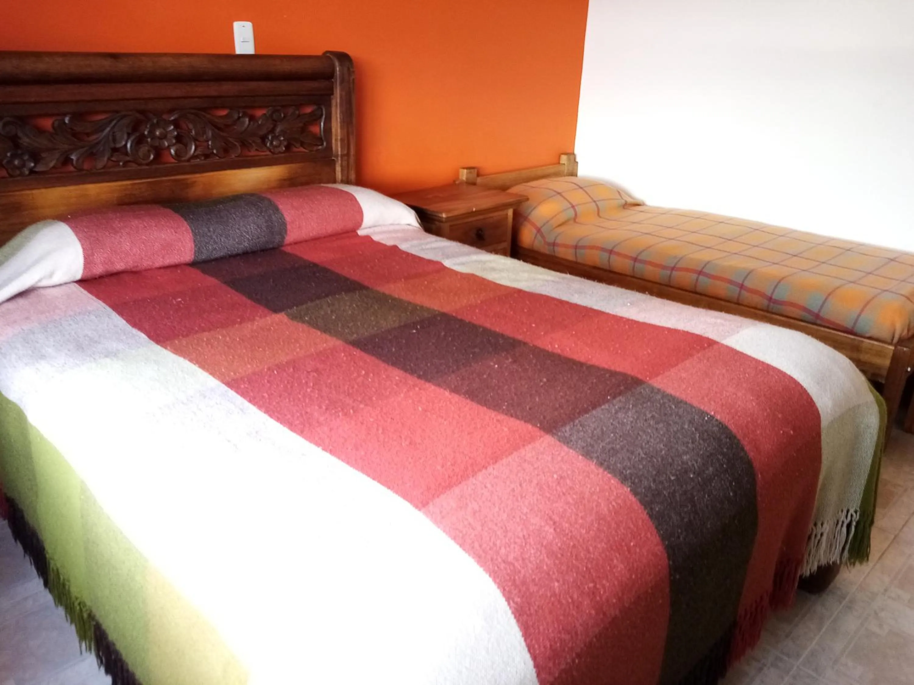 Bed in Hotel Cabañas San Cayetano