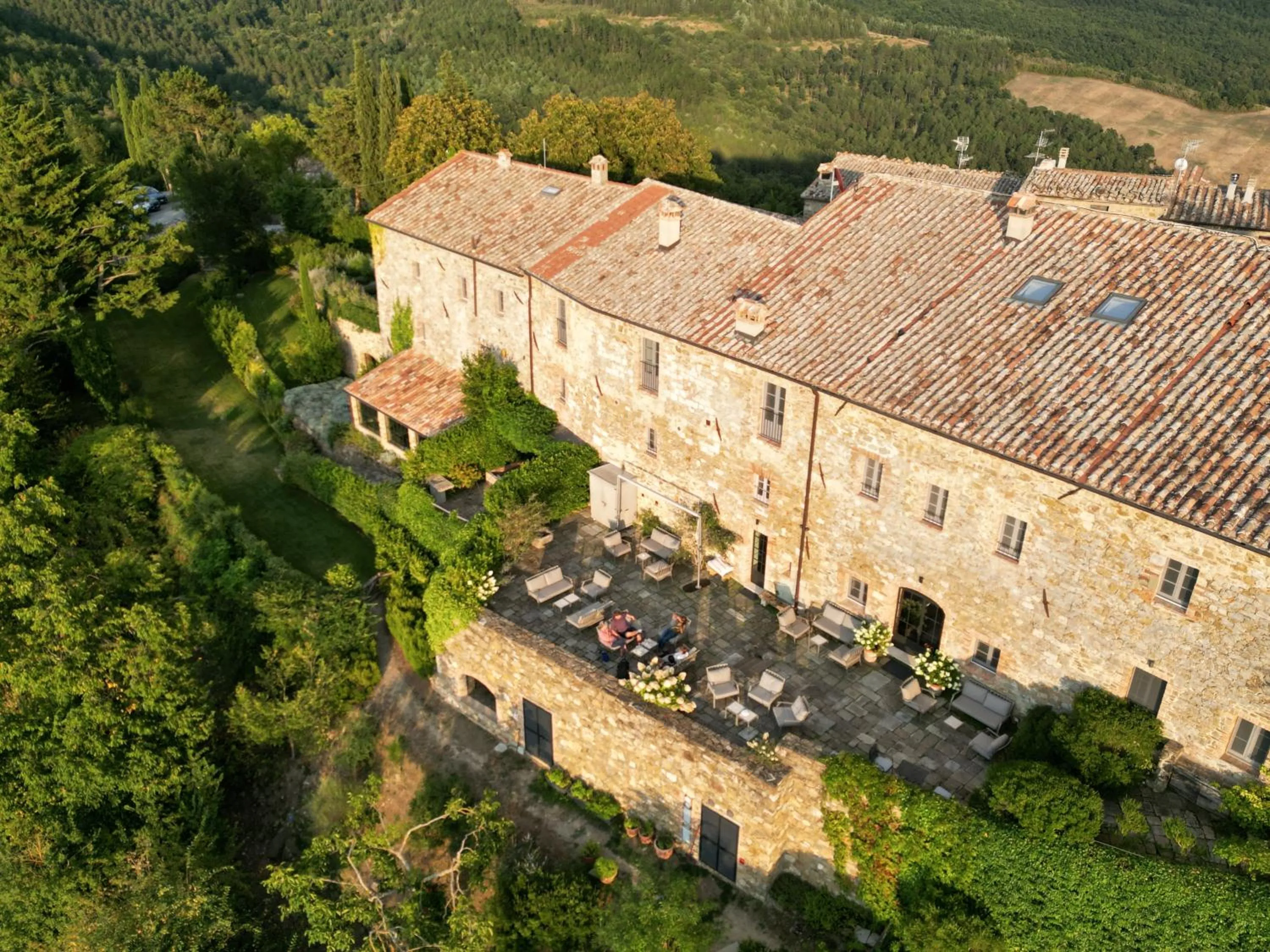 Property building in Monteverdi Tuscany