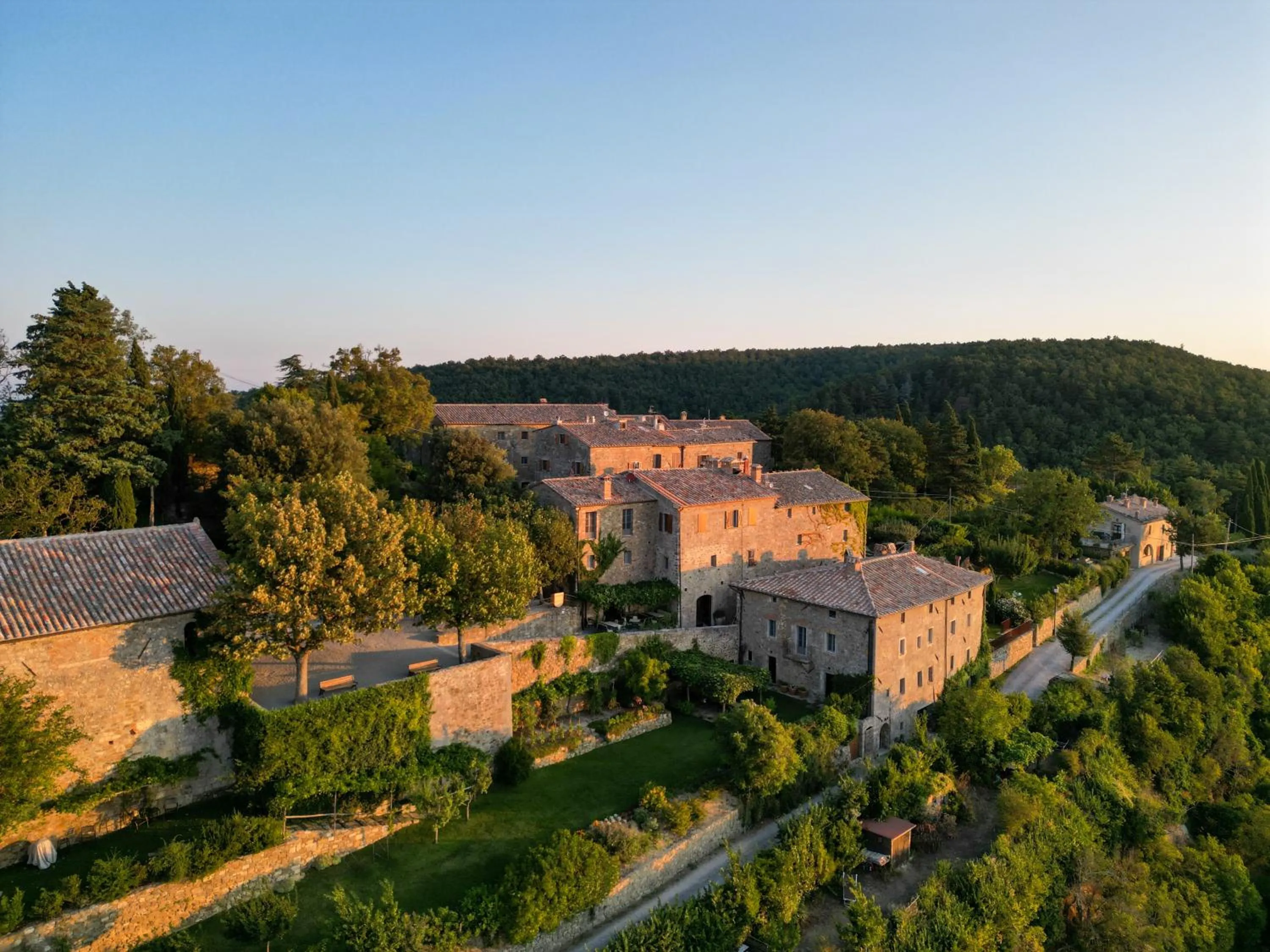 Property building in Monteverdi Tuscany