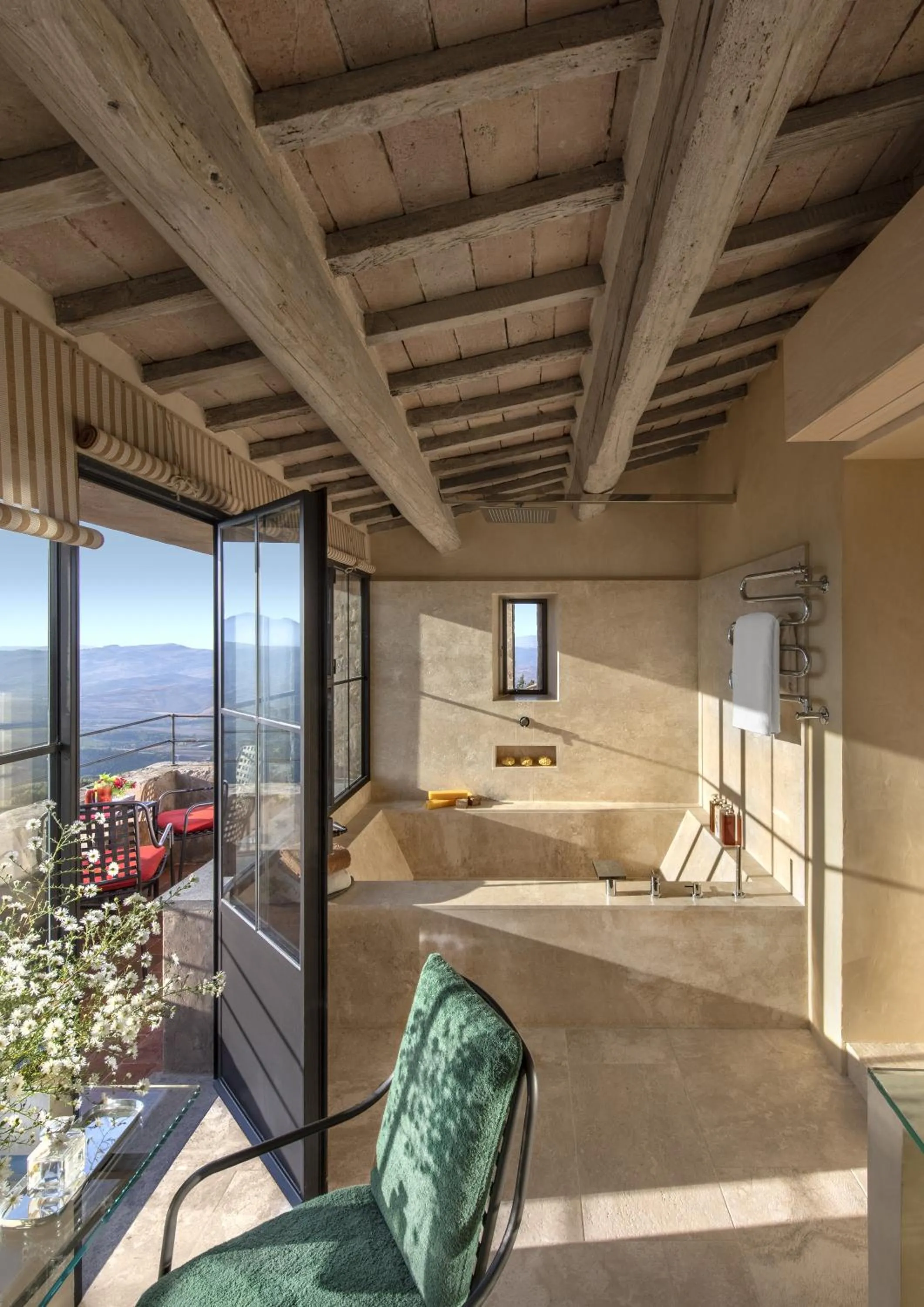Bathroom in Monteverdi Tuscany