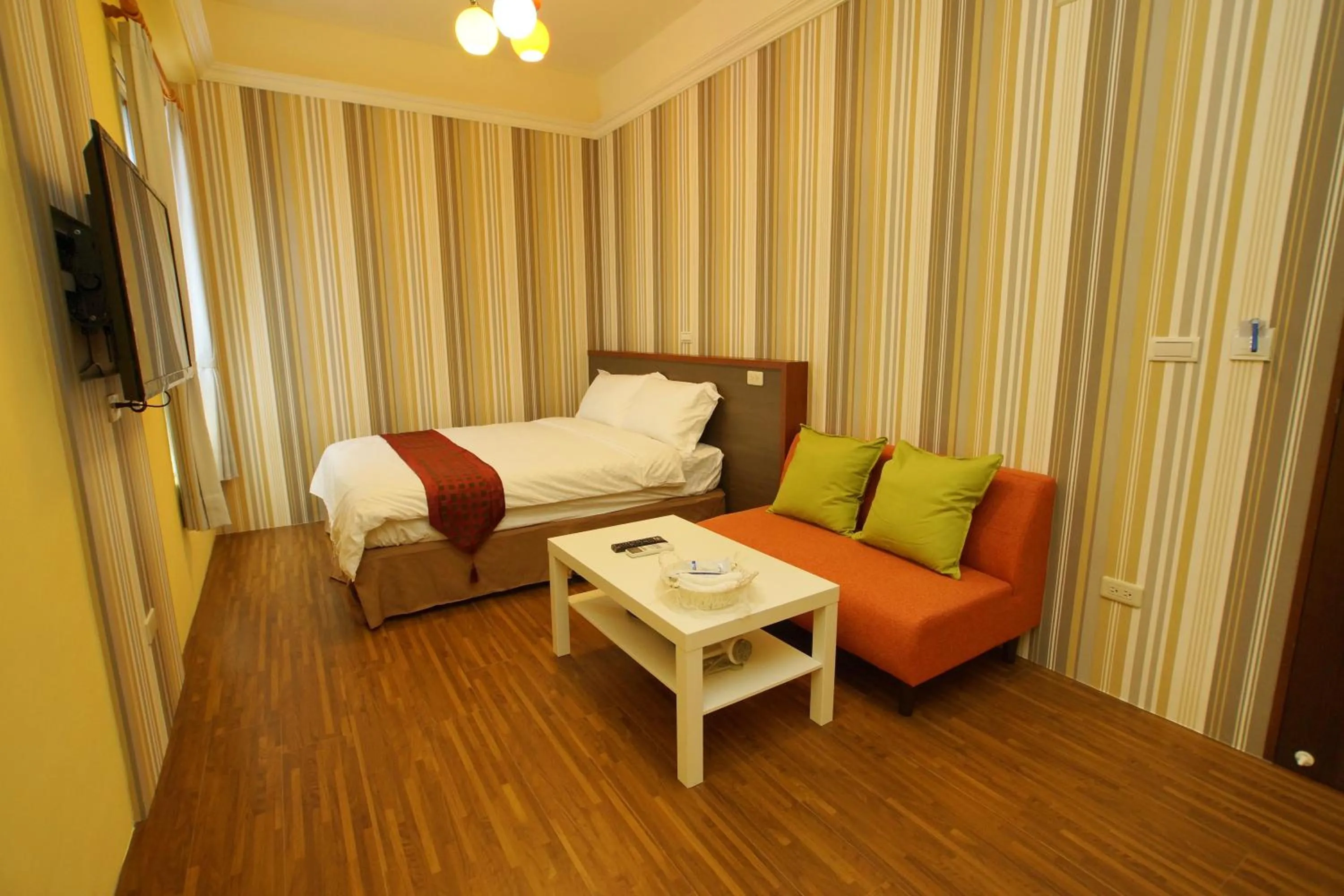Bed in 輕旅小站 Soft Travel Hostel