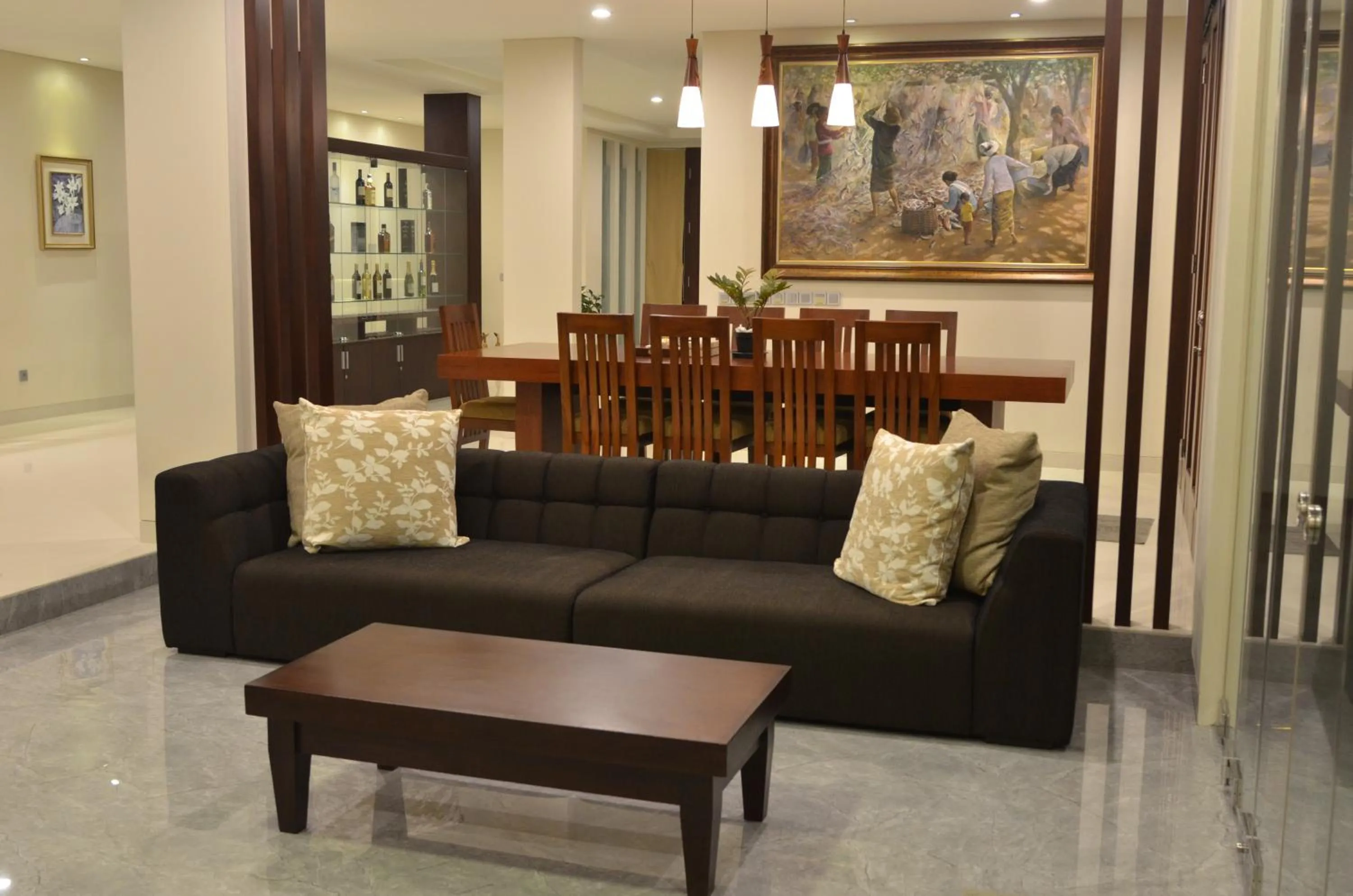 Living room in The Arnaya