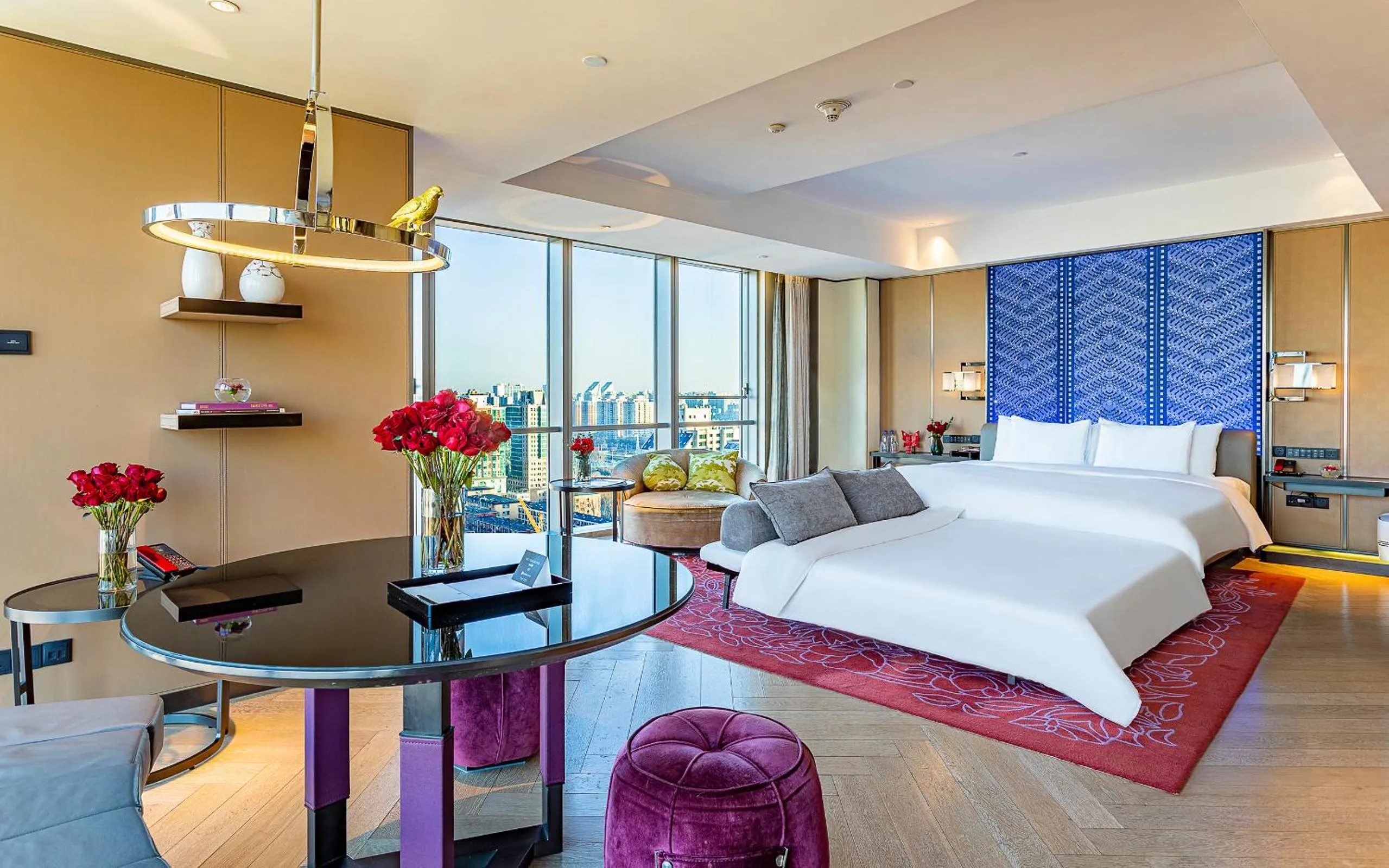 Photo of the whole room, Bed in Sofitel Beijing Central