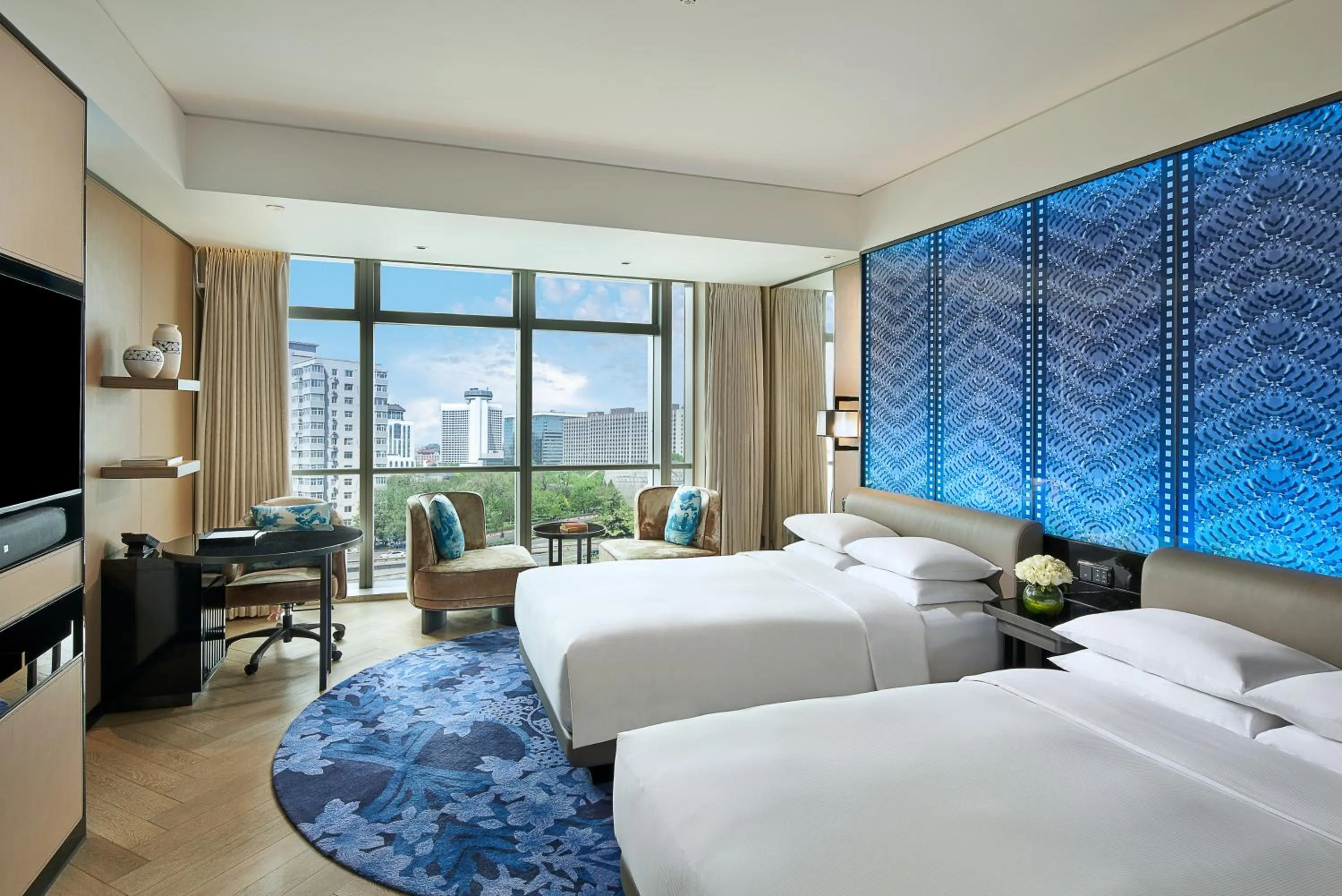 Bed in Sofitel Beijing Central