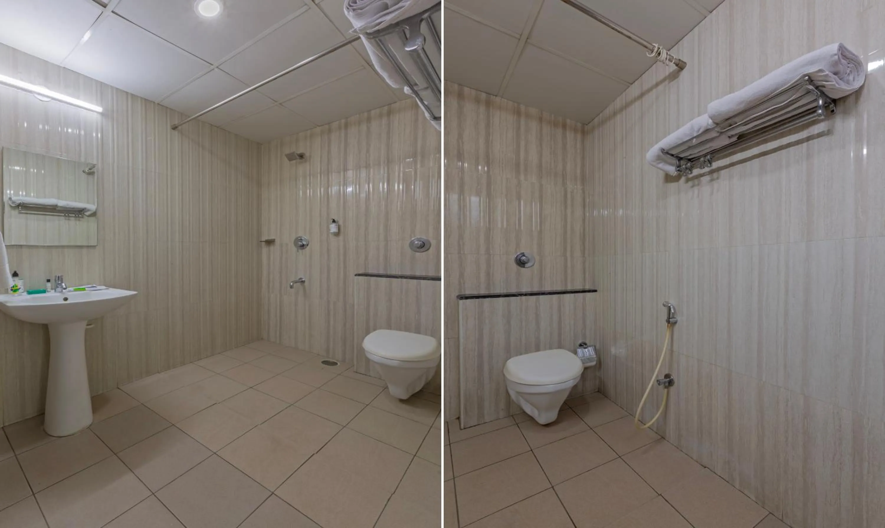 Bathroom in Treebo Akshaya Residency