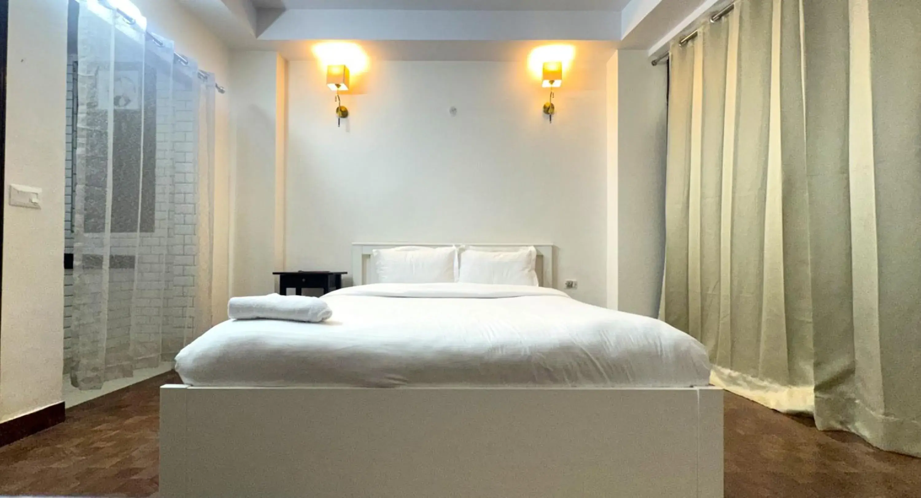 Bed in Hotel Kundan Palace Bed in Hotel Kundan Palace