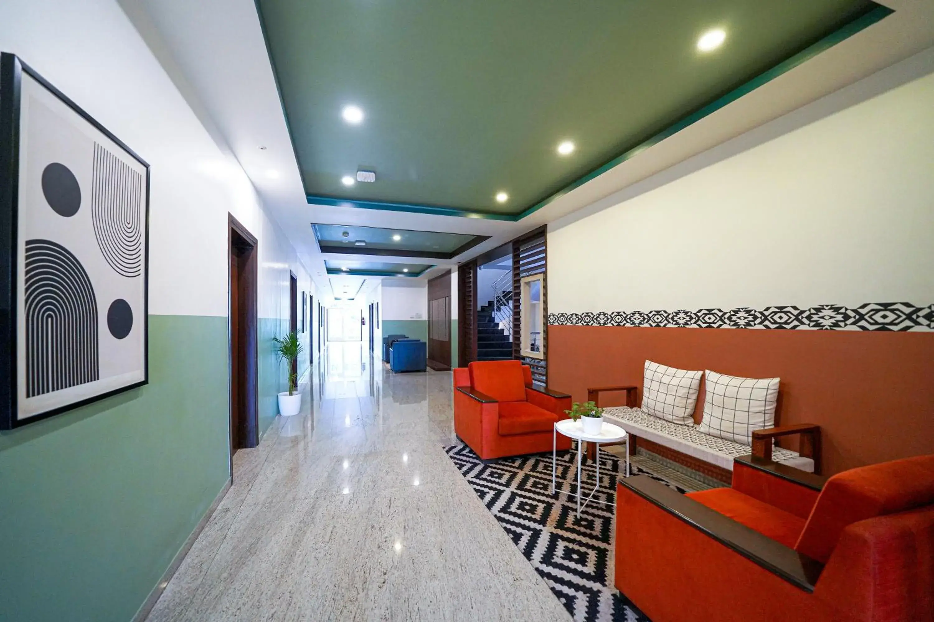 Lobby or reception in Olive Hotel Electronic City by Embassy Group Lobby or reception in Olive Hotel Electronic City by Embassy Group