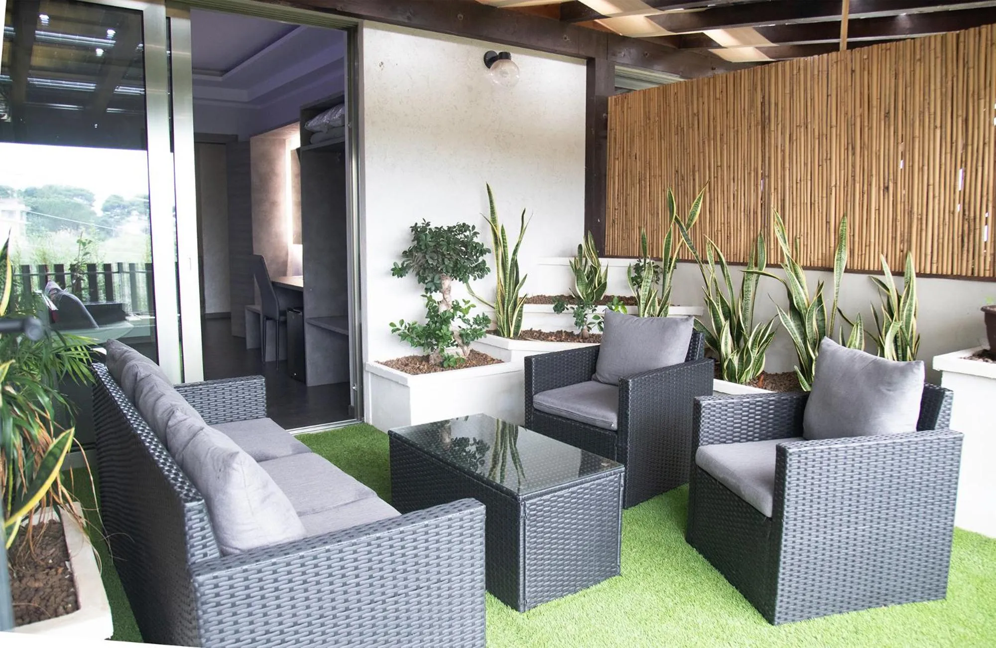 Balcony/Terrace in Residence Villa Rosa dei Venti