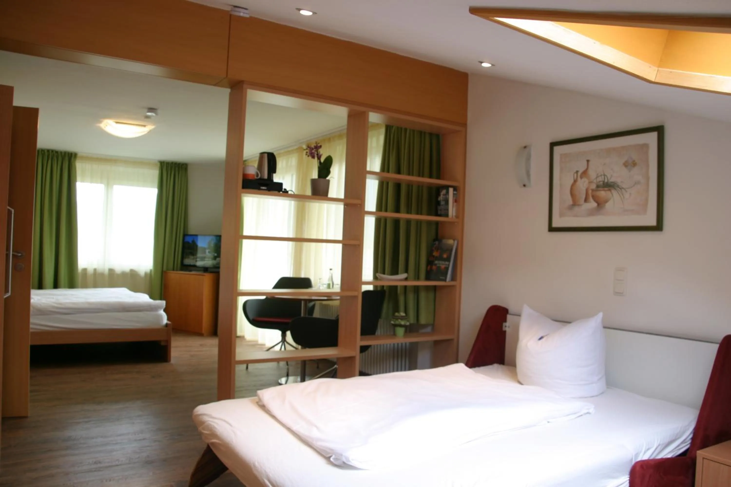 Bed in Hotel-Restaurant Bellevue