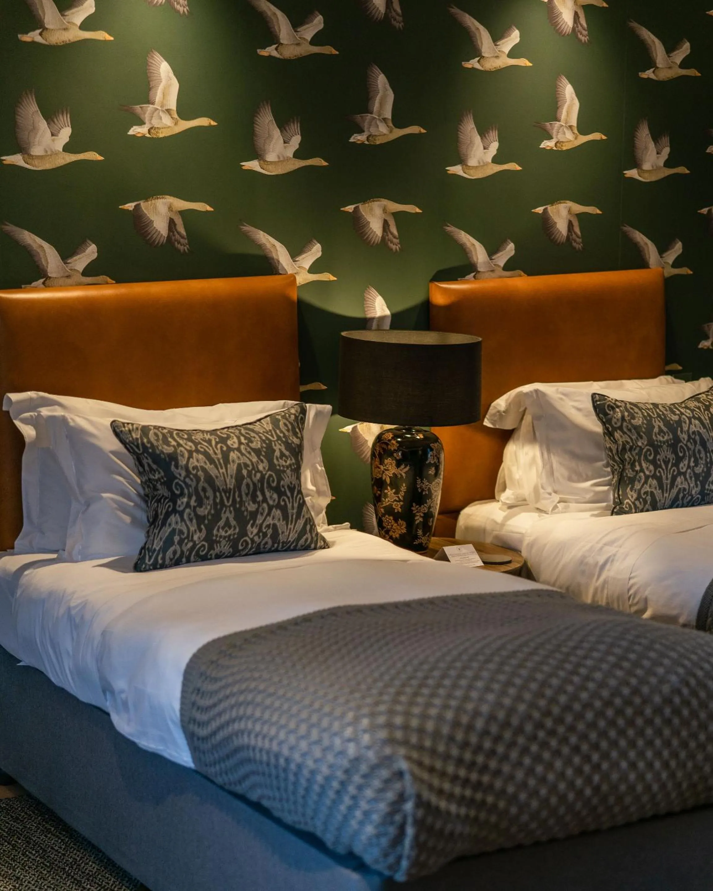 Bed in Lucknam Park, Emblems Collection