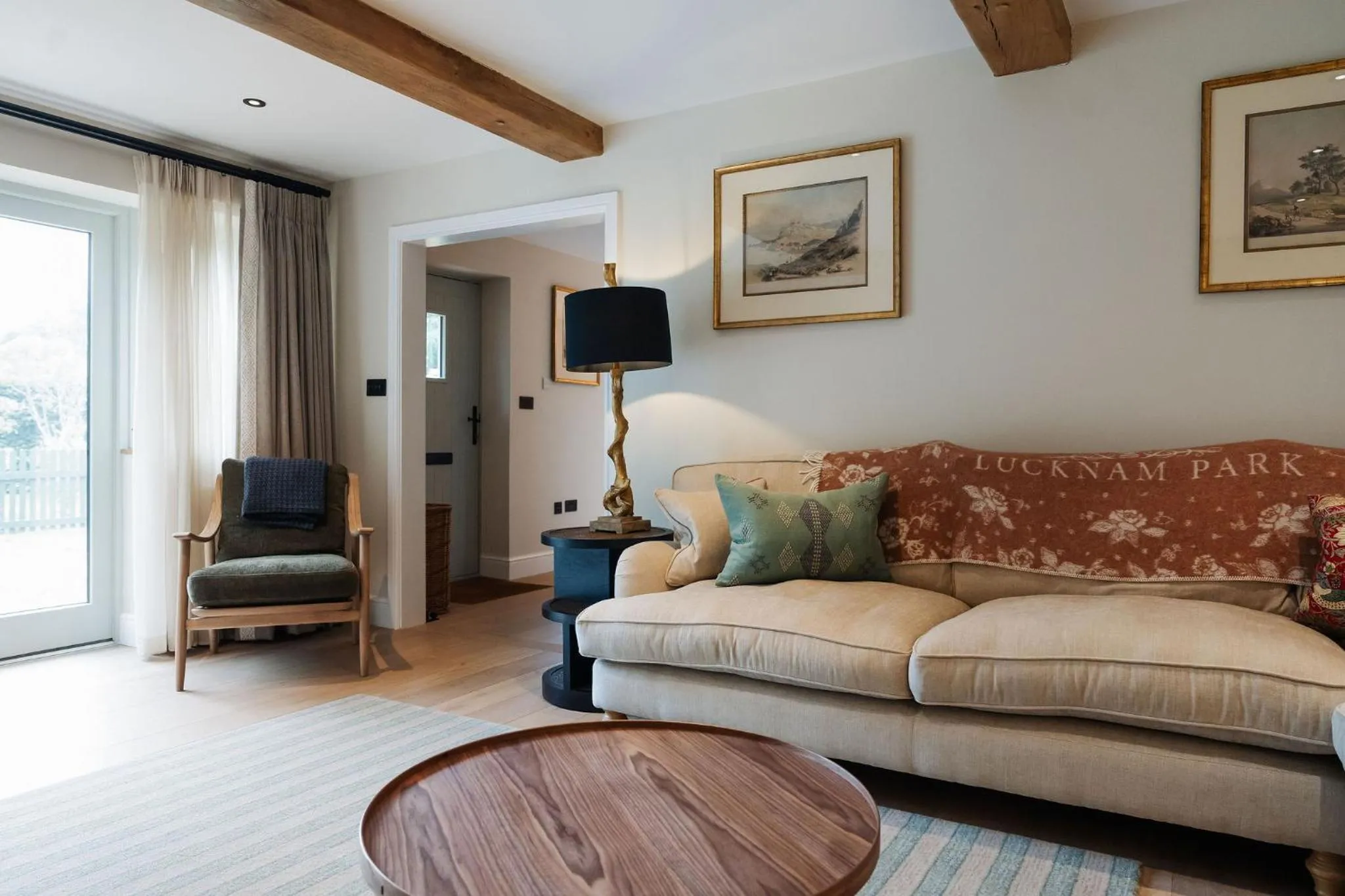 Living room in Lucknam Park, Emblems Collection