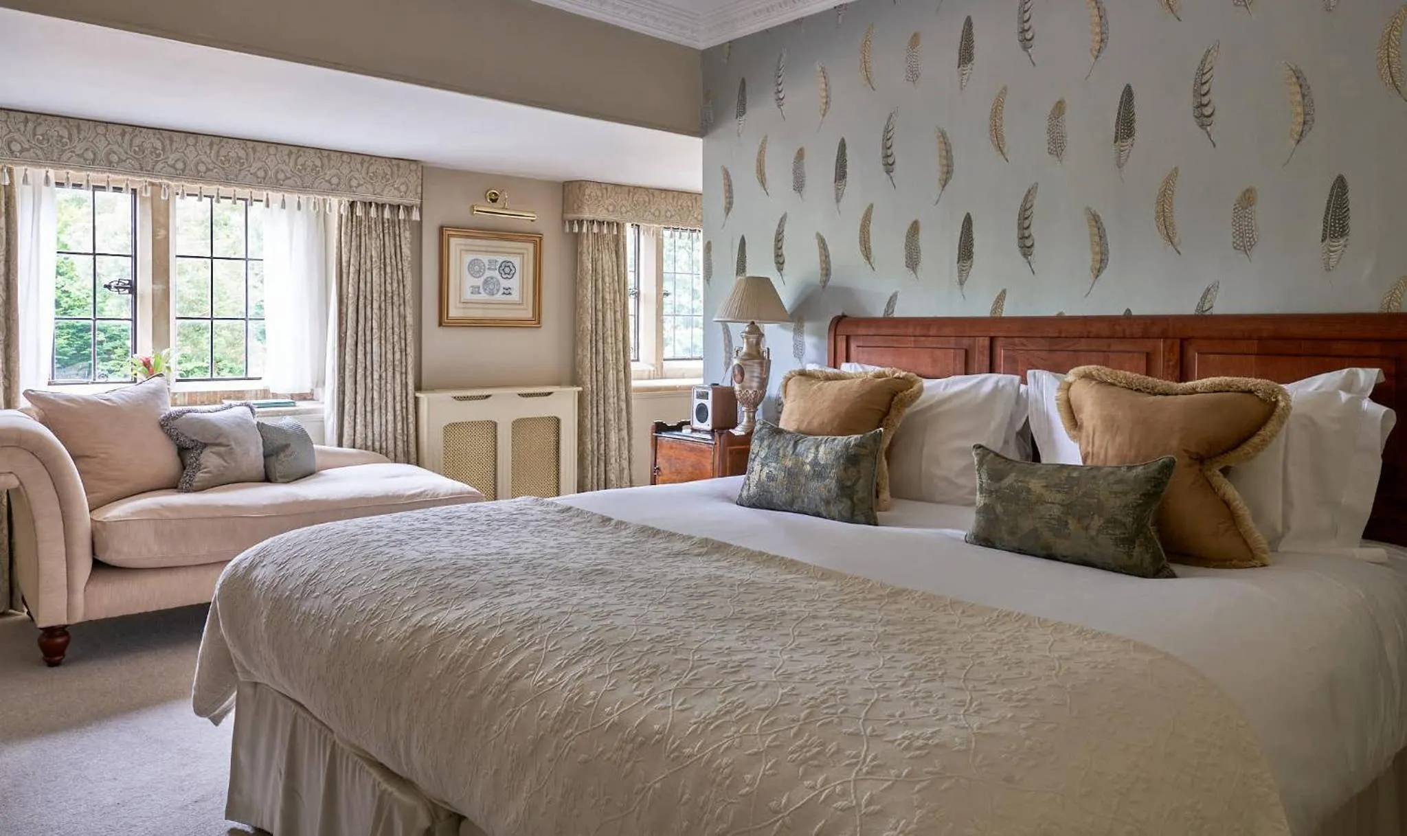 Bed in Lucknam Park, Emblems Collection