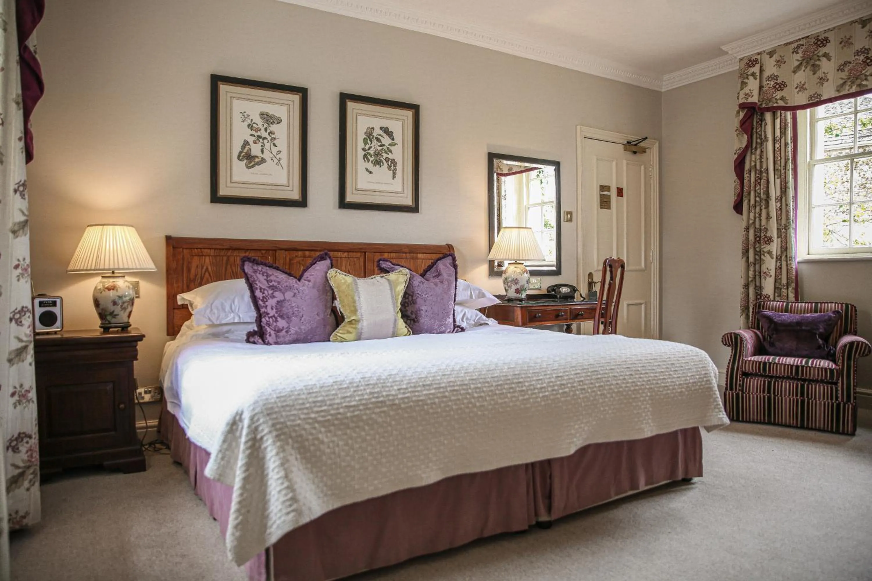 Bed in Lucknam Park, Emblems Collection