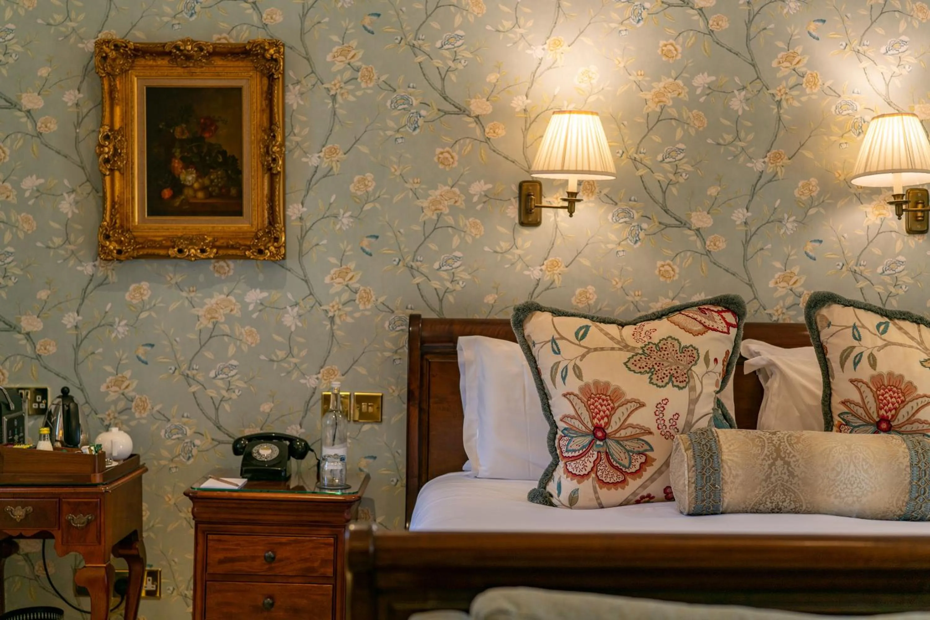 Bed in Lucknam Park, Emblems Collection