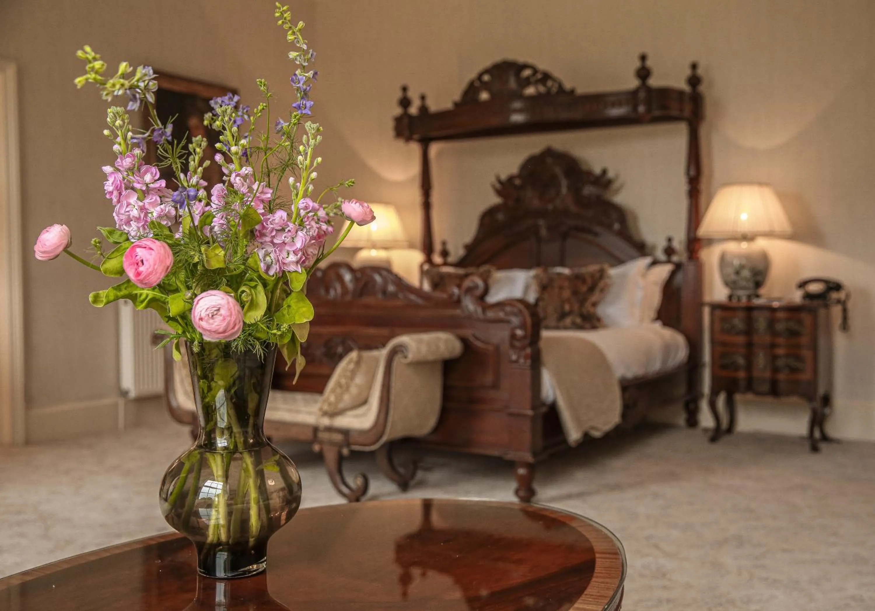 Bed in Lucknam Park, Emblems Collection