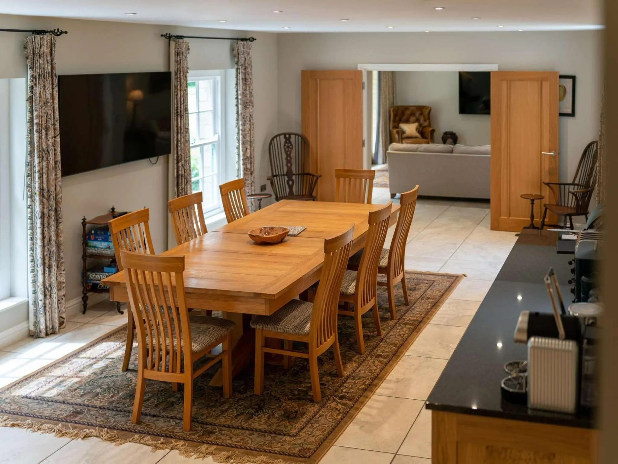 Dining area in Lucknam Park, Emblems Collection