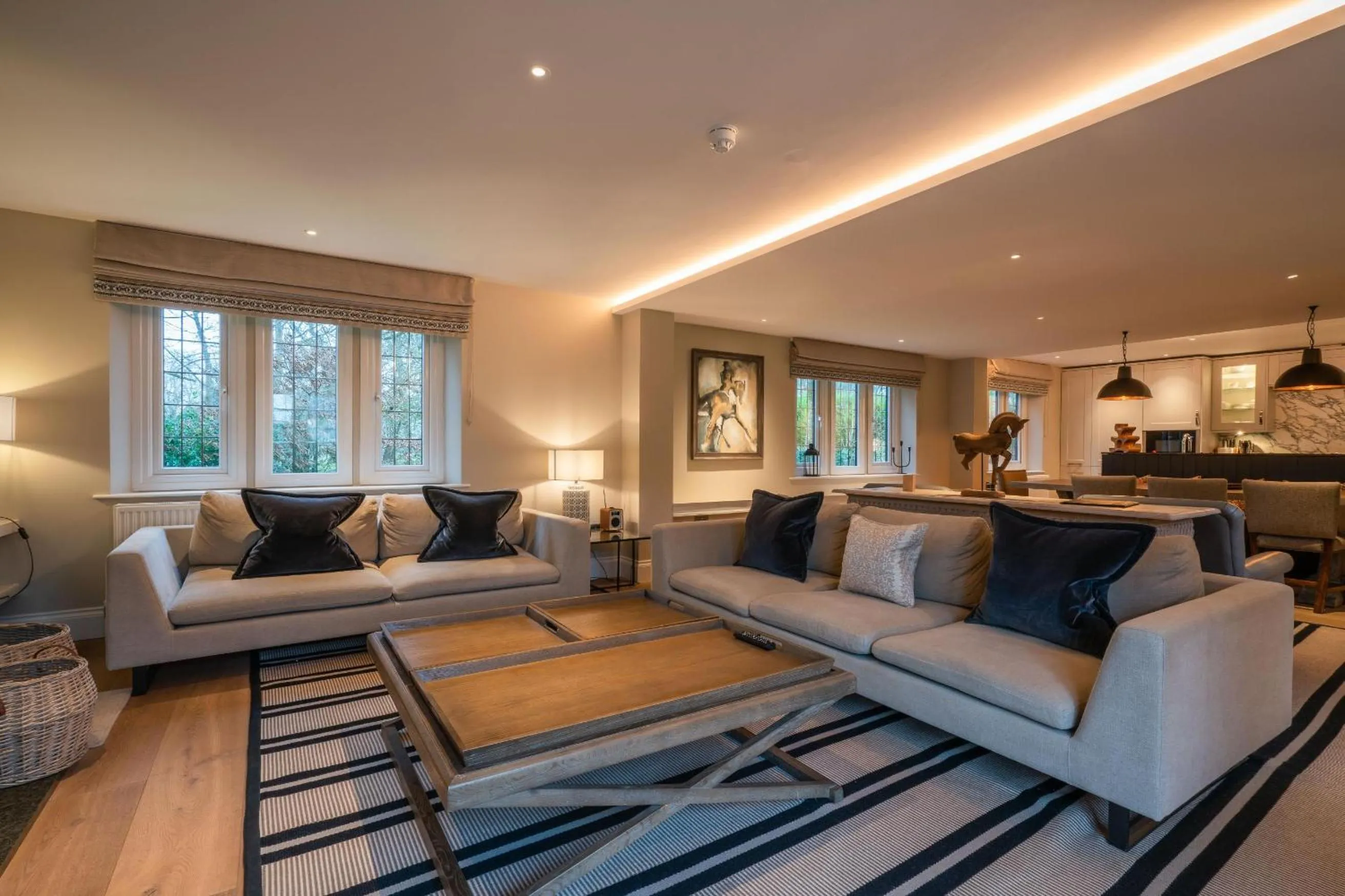 Living room in Lucknam Park, Emblems Collection