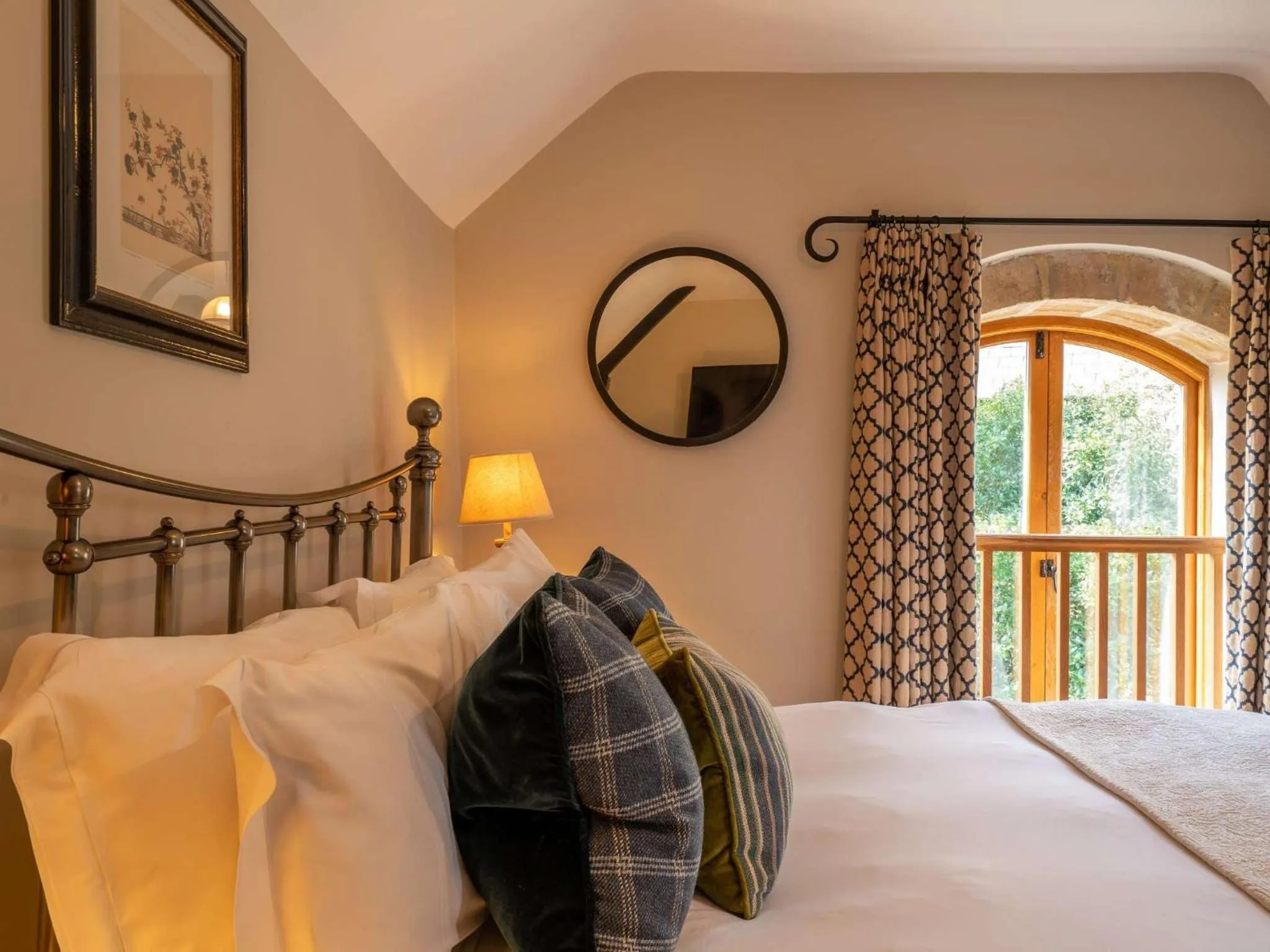 Bedroom, Bed in Lucknam Park, Emblems Collection