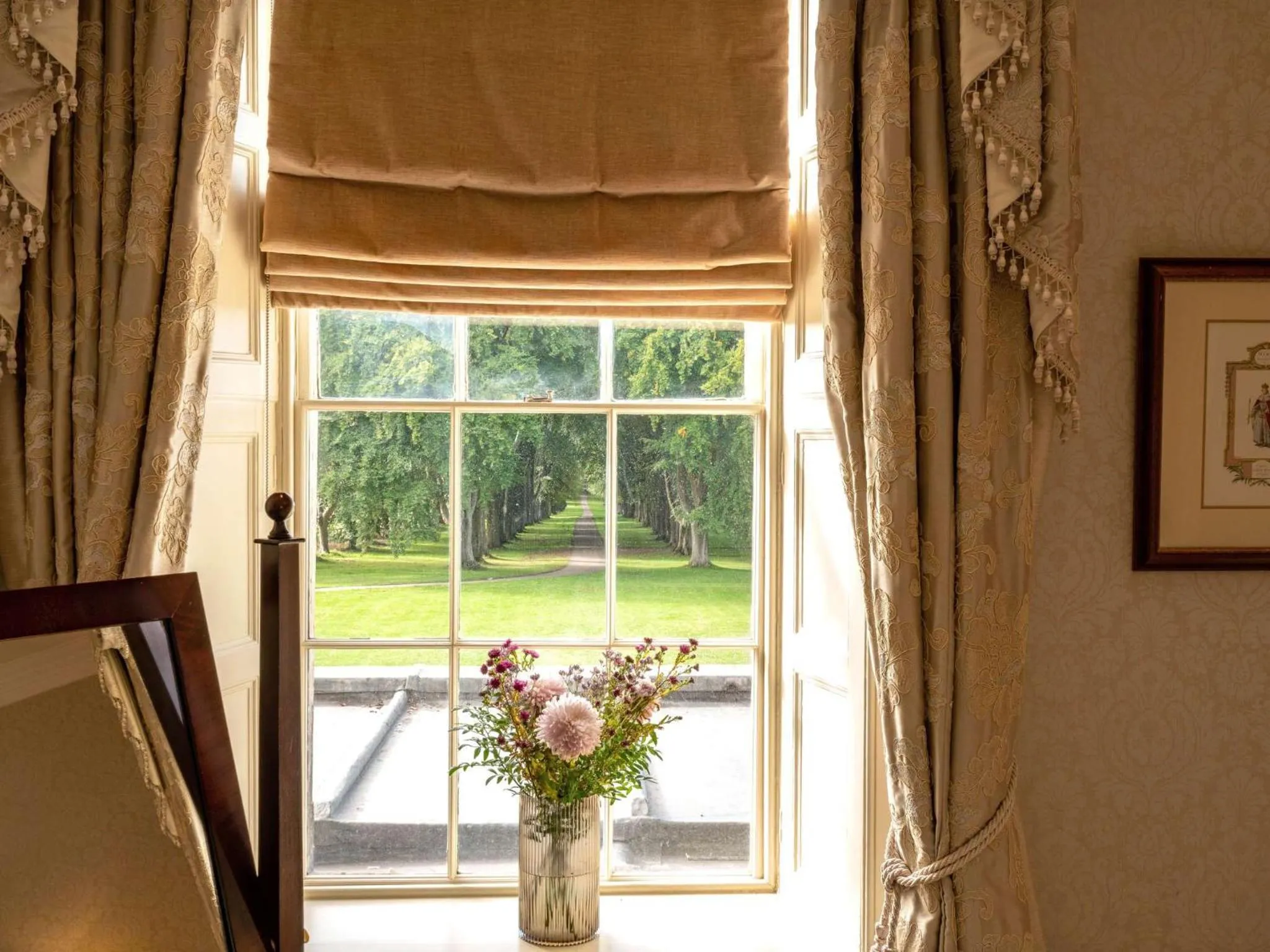 Garden view in Lucknam Park, Emblems Collection