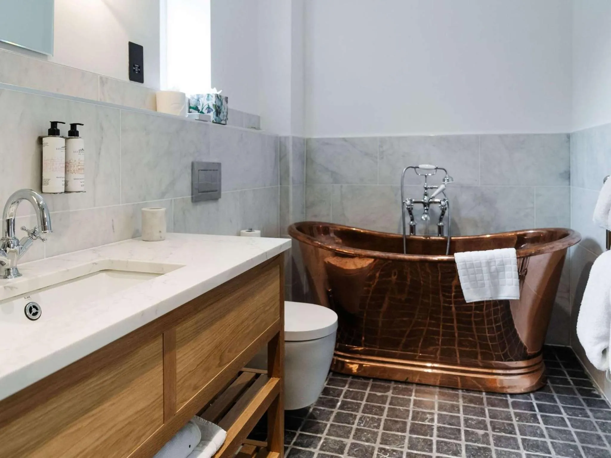 Bathroom in Lucknam Park, Emblems Collection