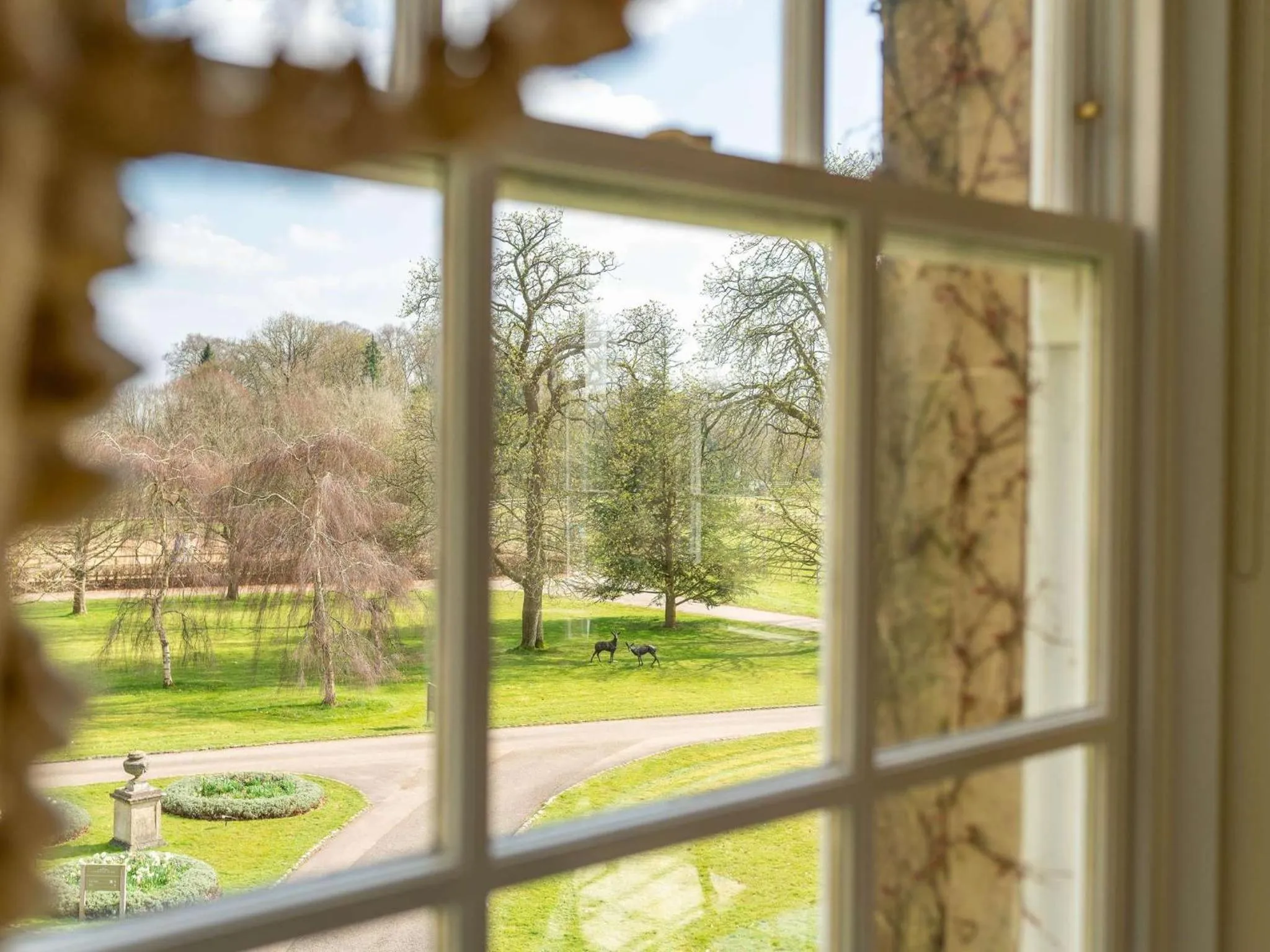 Garden view in Lucknam Park, Emblems Collection